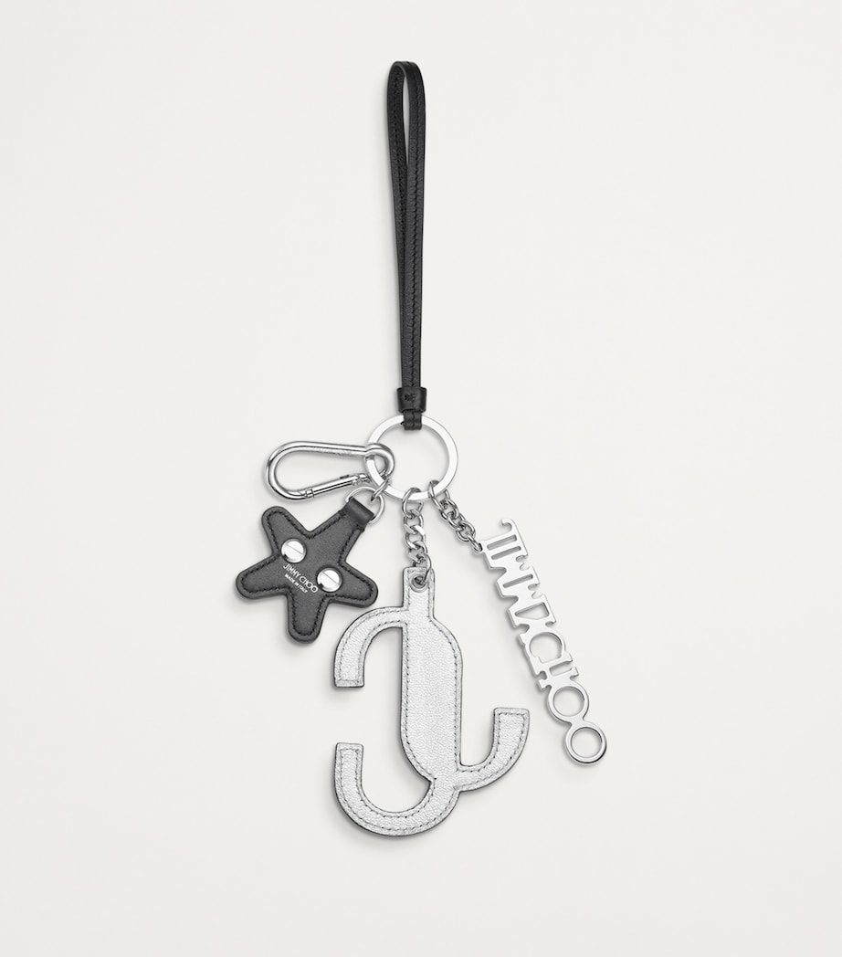 Logo Bag Charm SILVER/GREEN/BLACK Image 2