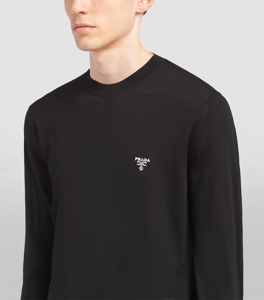 Wool Logo Sweater F0002 Image 5
