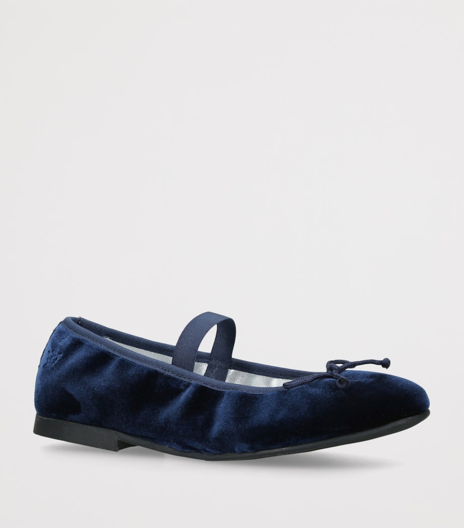 Velvet Callie Ballerina Flats NAVY Image 3