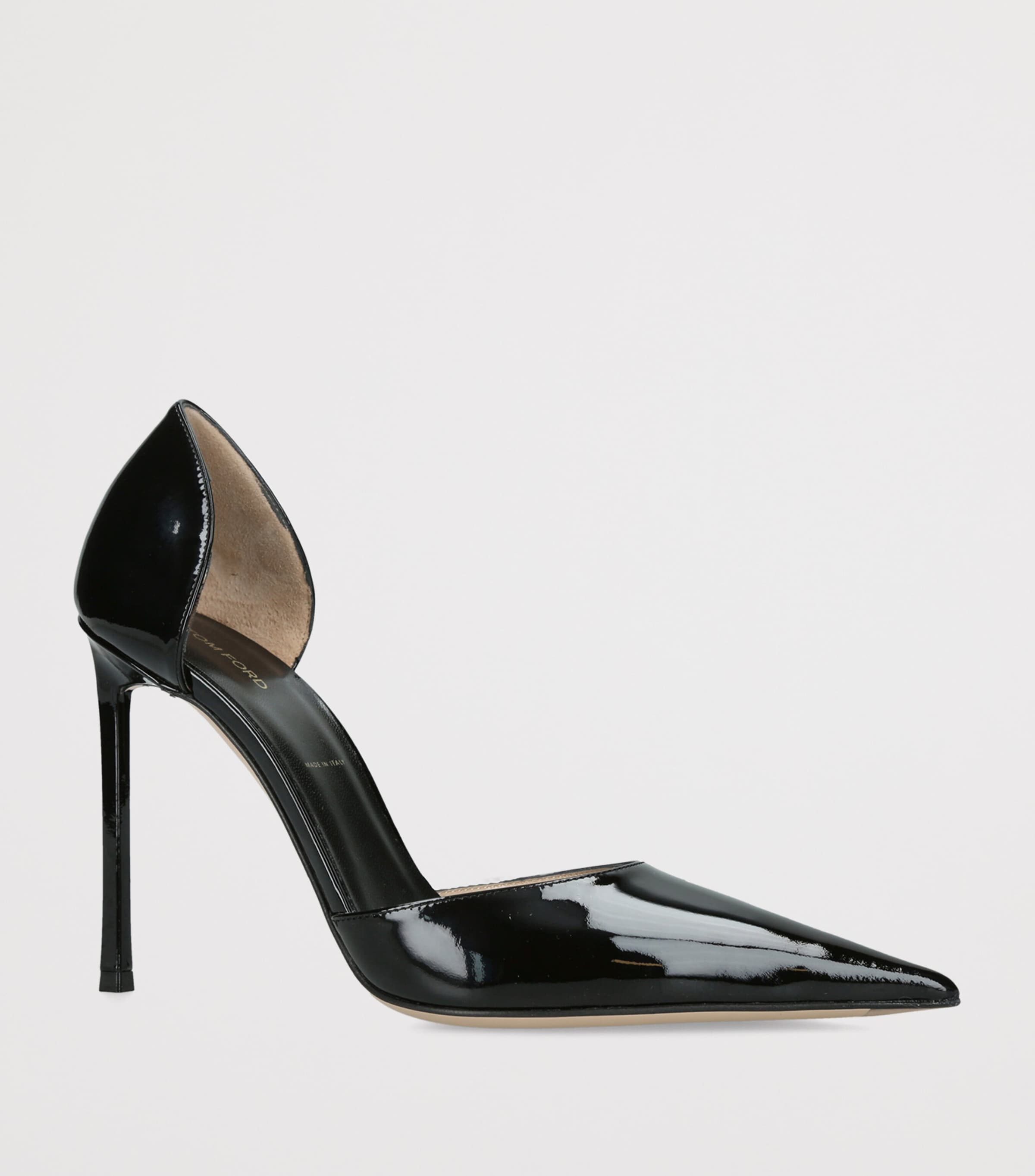 TOM FORD Patent Leather D’Orsay Pumps 105 Black Image 2