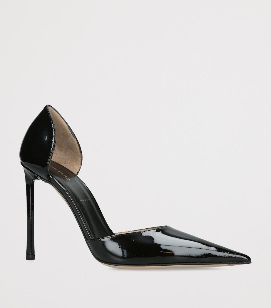 TOM FORD Patent Leather D’Orsay Pumps 105 Black Image 2
