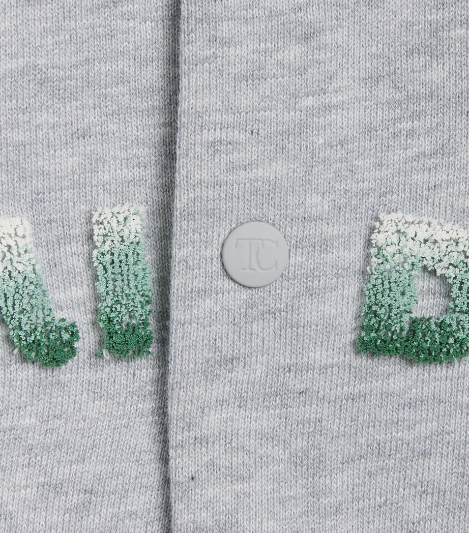 Cotton Appliqué Track Jacket and Sweatpants Set (3 Months – 5 Years) 22GRIS CHINÉ Image 4