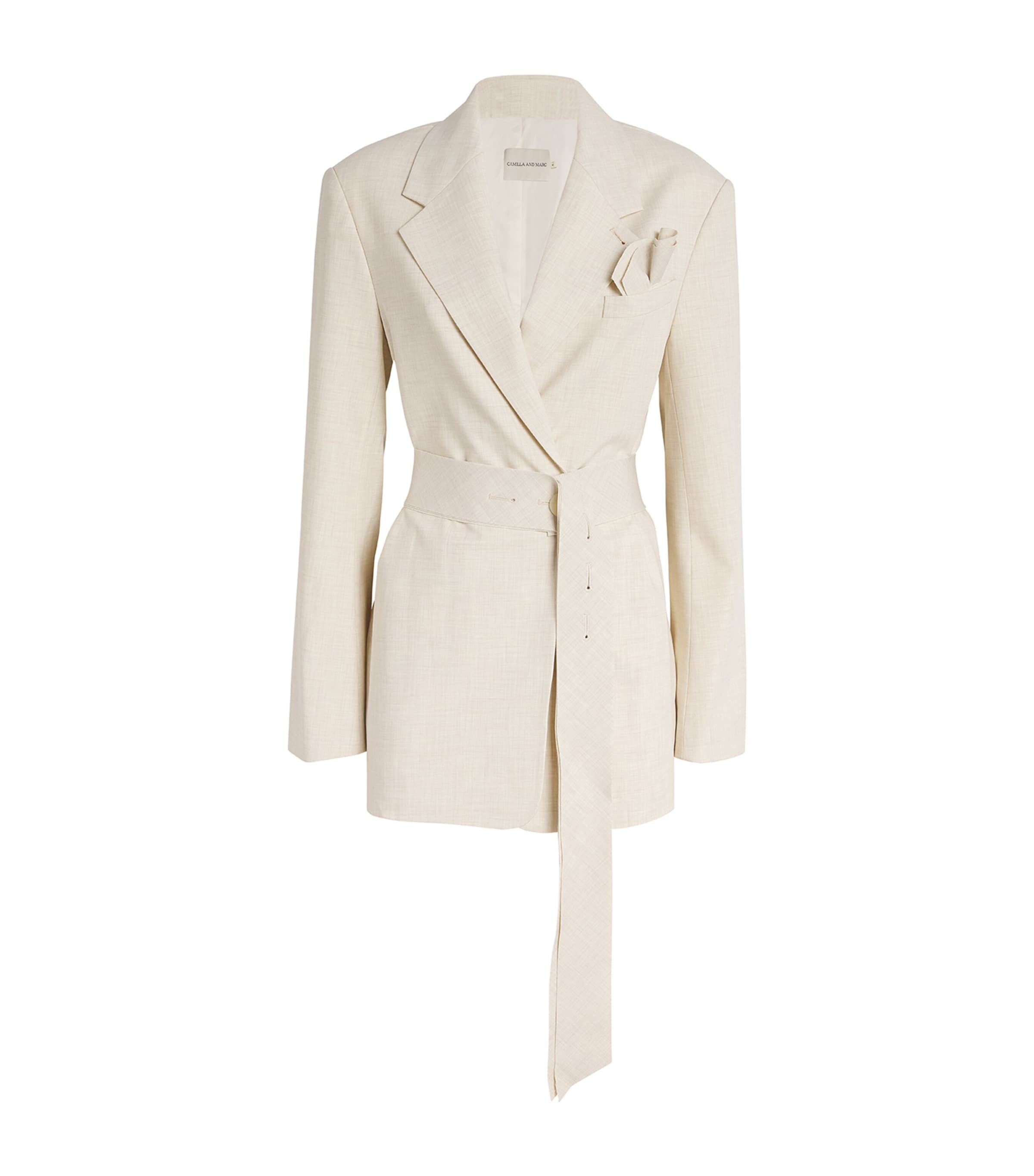 Camilla And Marc Floris Blazer In Ivory