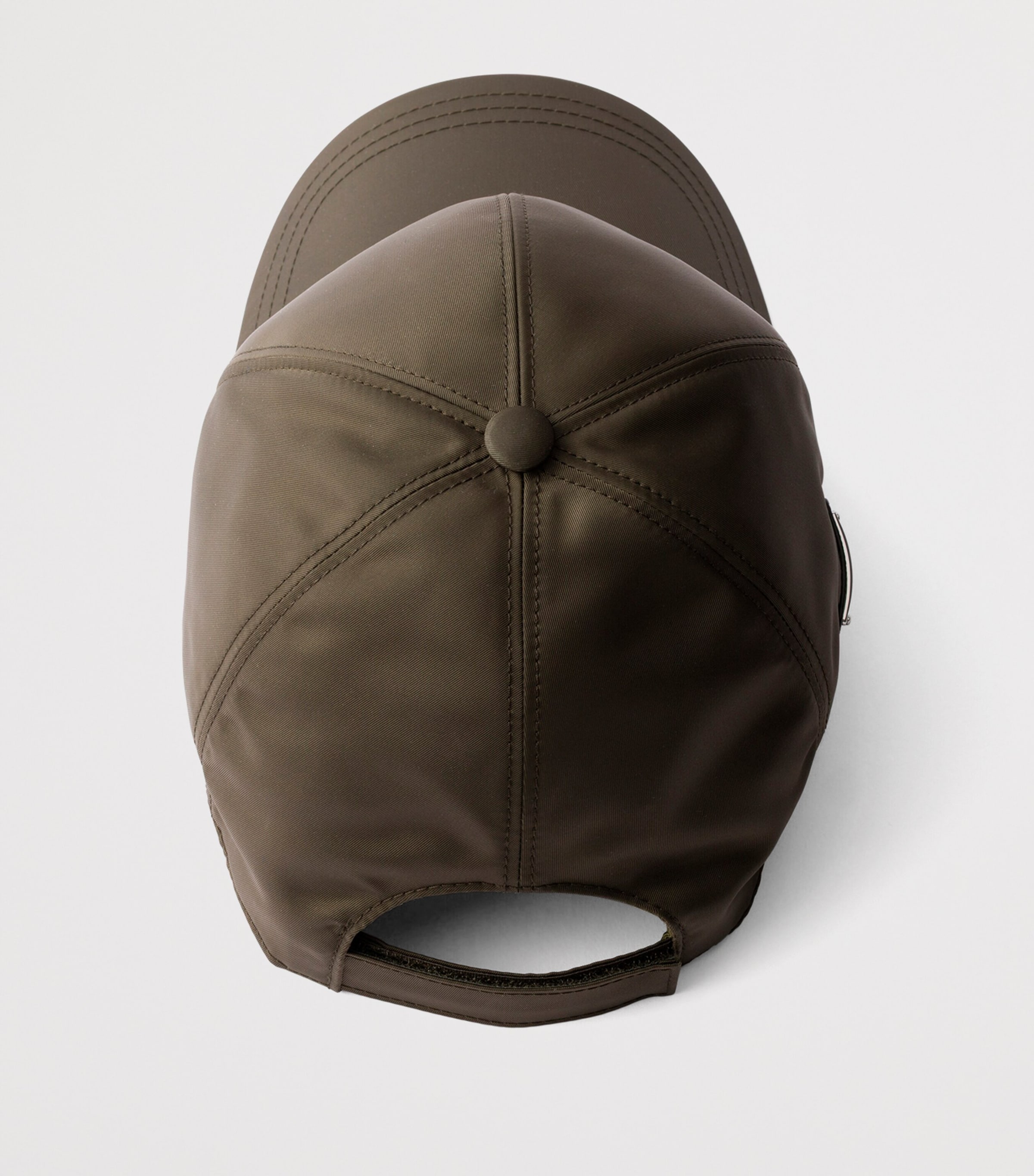 Prada Re-Nylon Baseball Cap Green Image 2