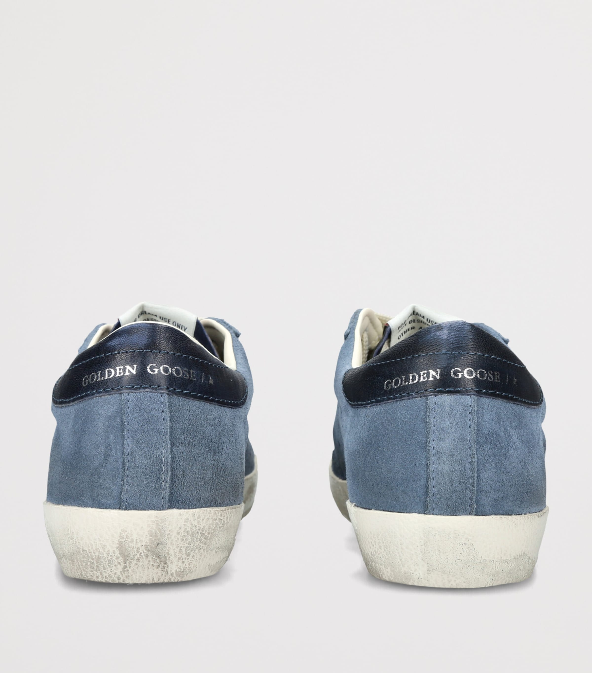 Golden Goose Suede Super Star Sneakers Denim Image 2