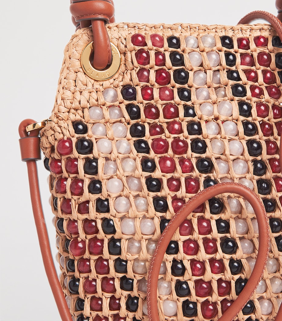 Veronica Beard Small Beaded Slouch Bag Multi Image 5