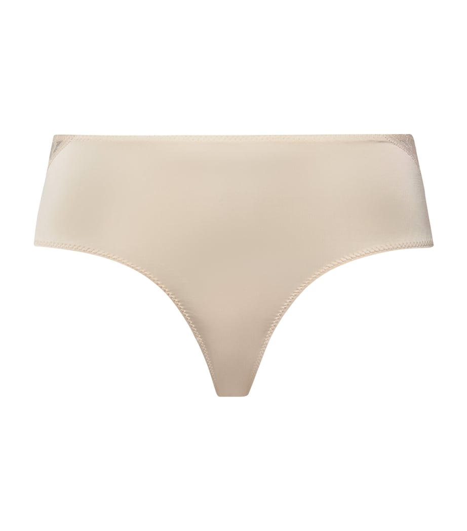 Lace-Trim Lilith Midi Briefs COFFEE QUARTZ Image 1