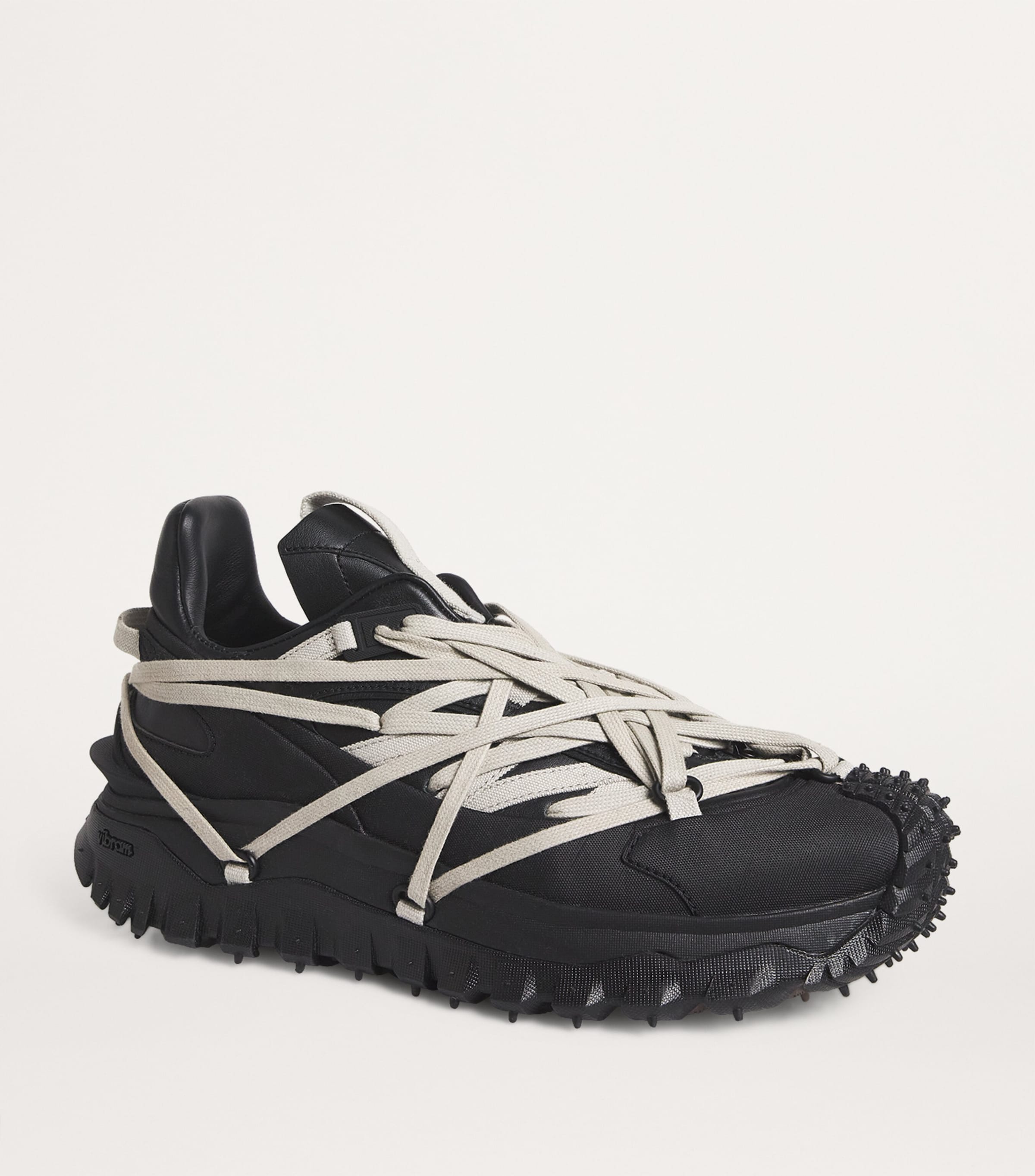 Rick Owens Black x Moncler Megalace Trailgrip Sneakers | Harrods US