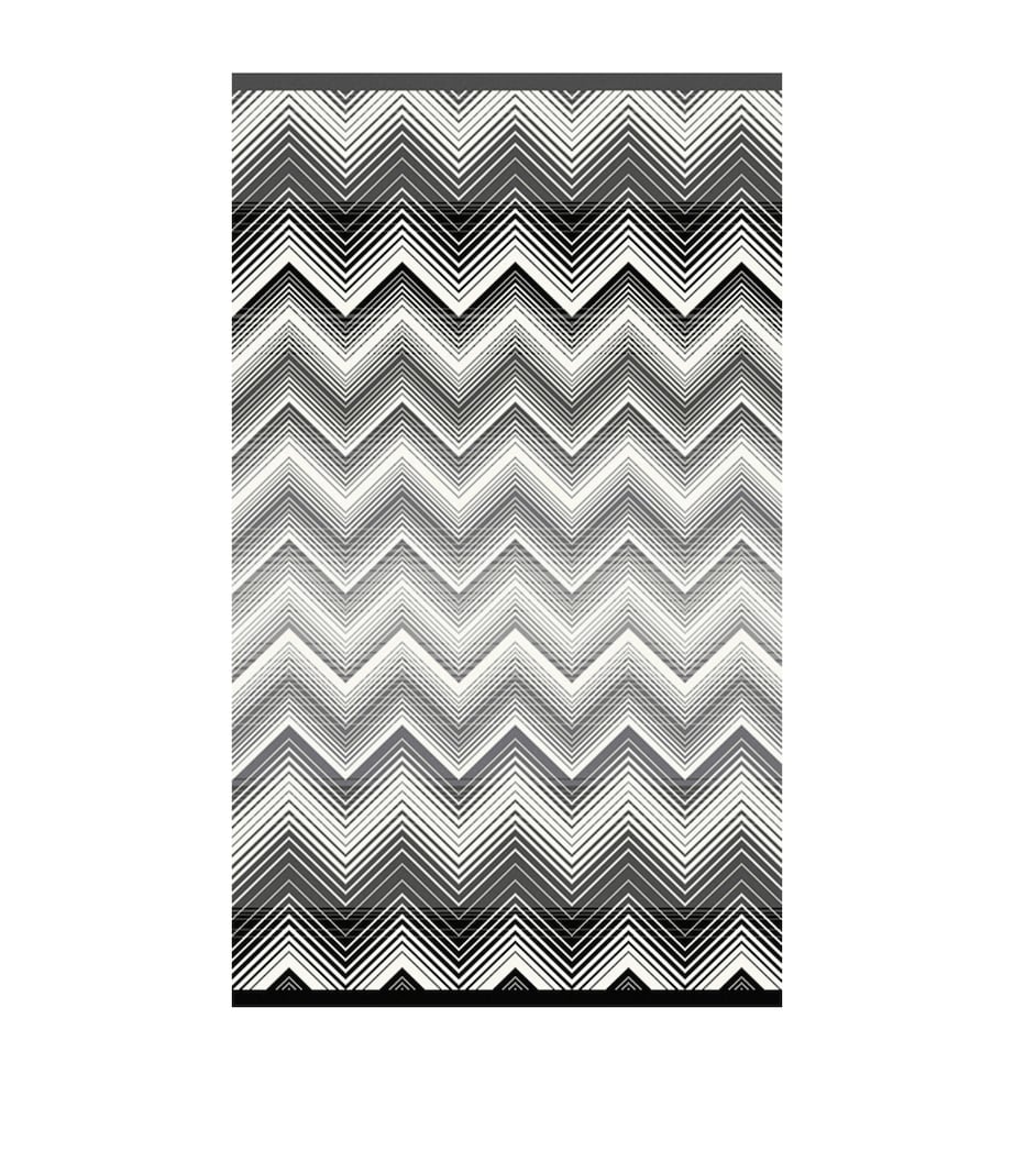 Missoni Home Marea Bath Towel (100cm x 60cm) Black/white Image 1