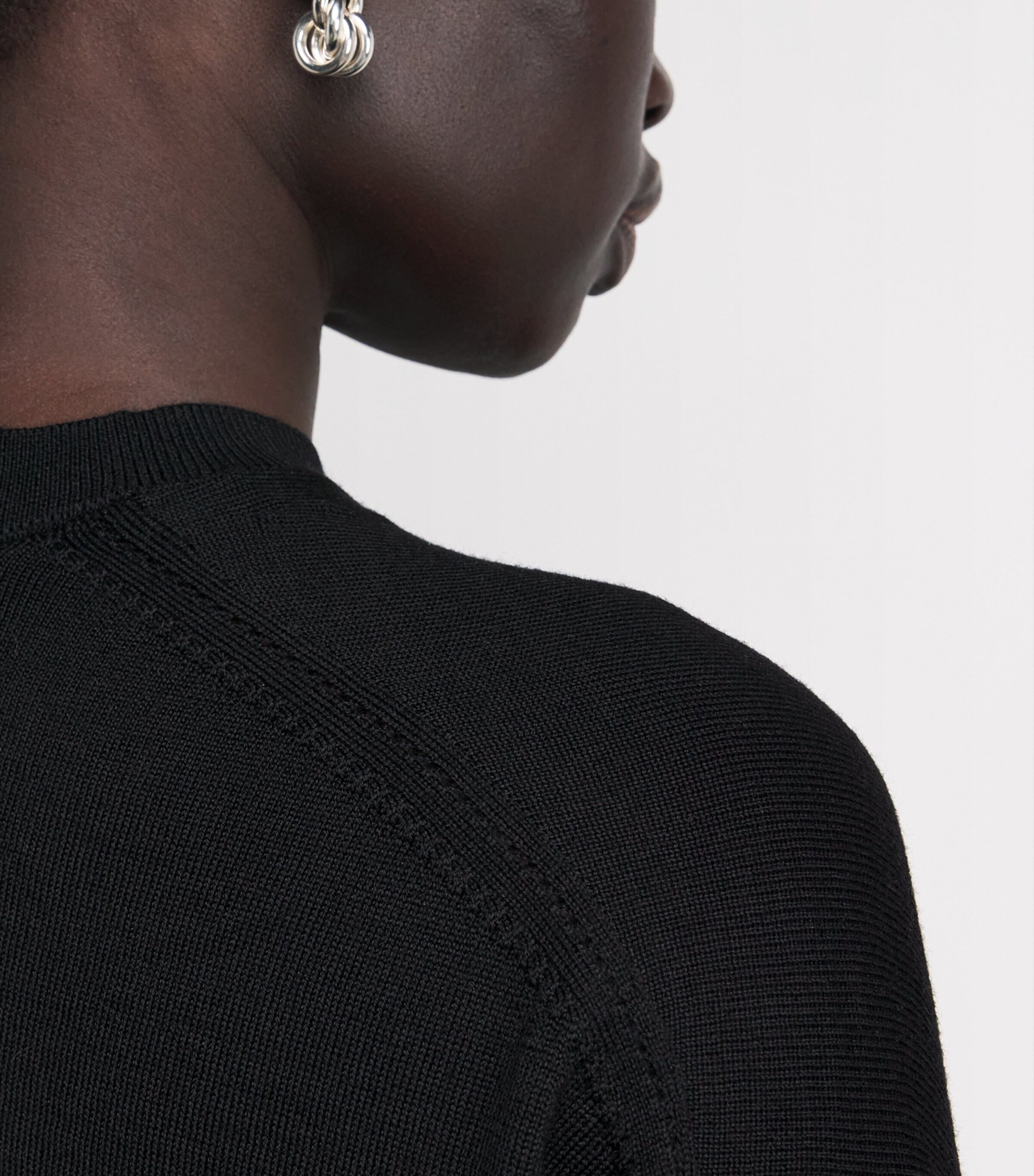 Wool Noe Sweater 0999 BLACK Image 3