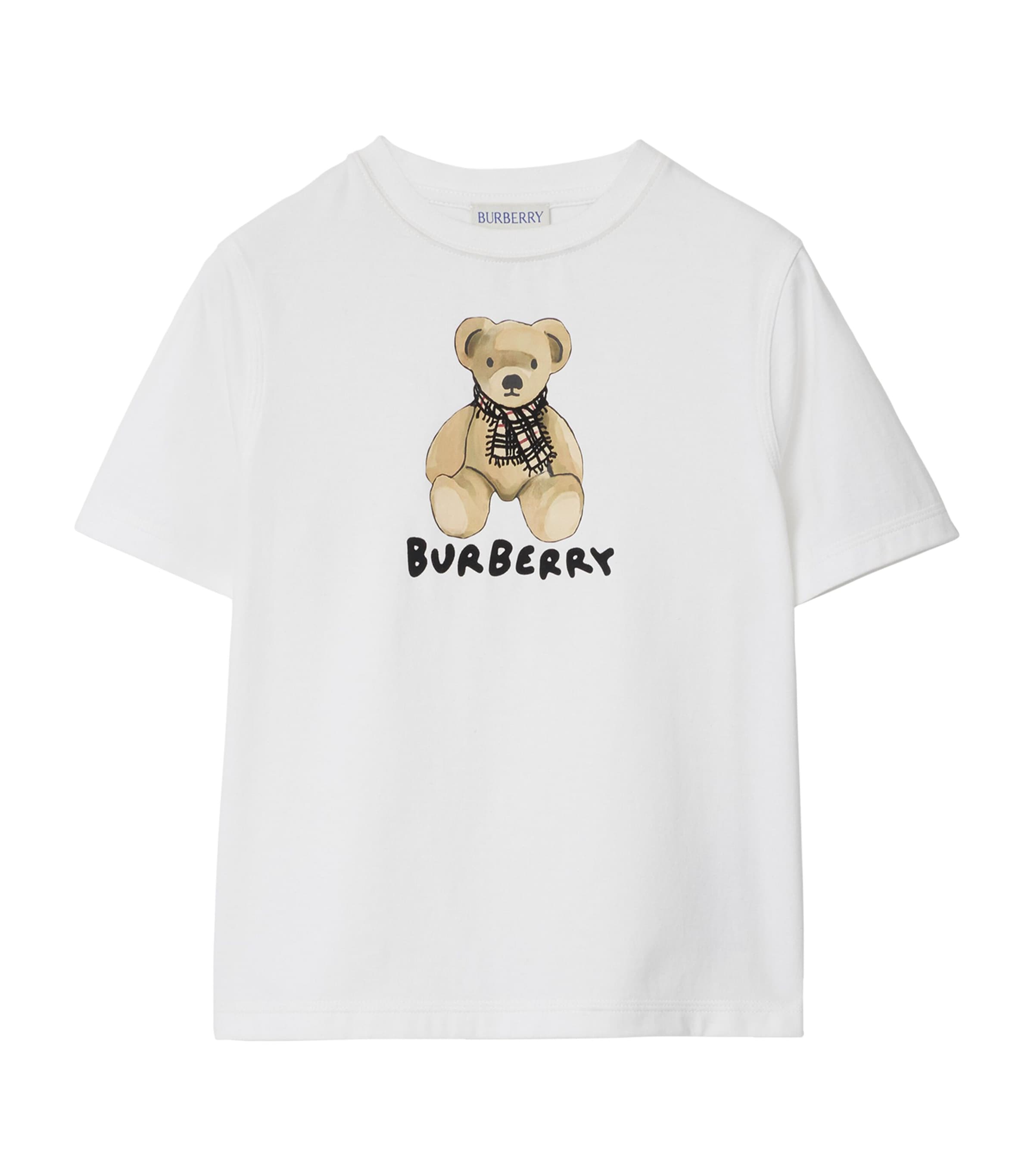 Burberry Cotton Thomas Bear T-shirt In White