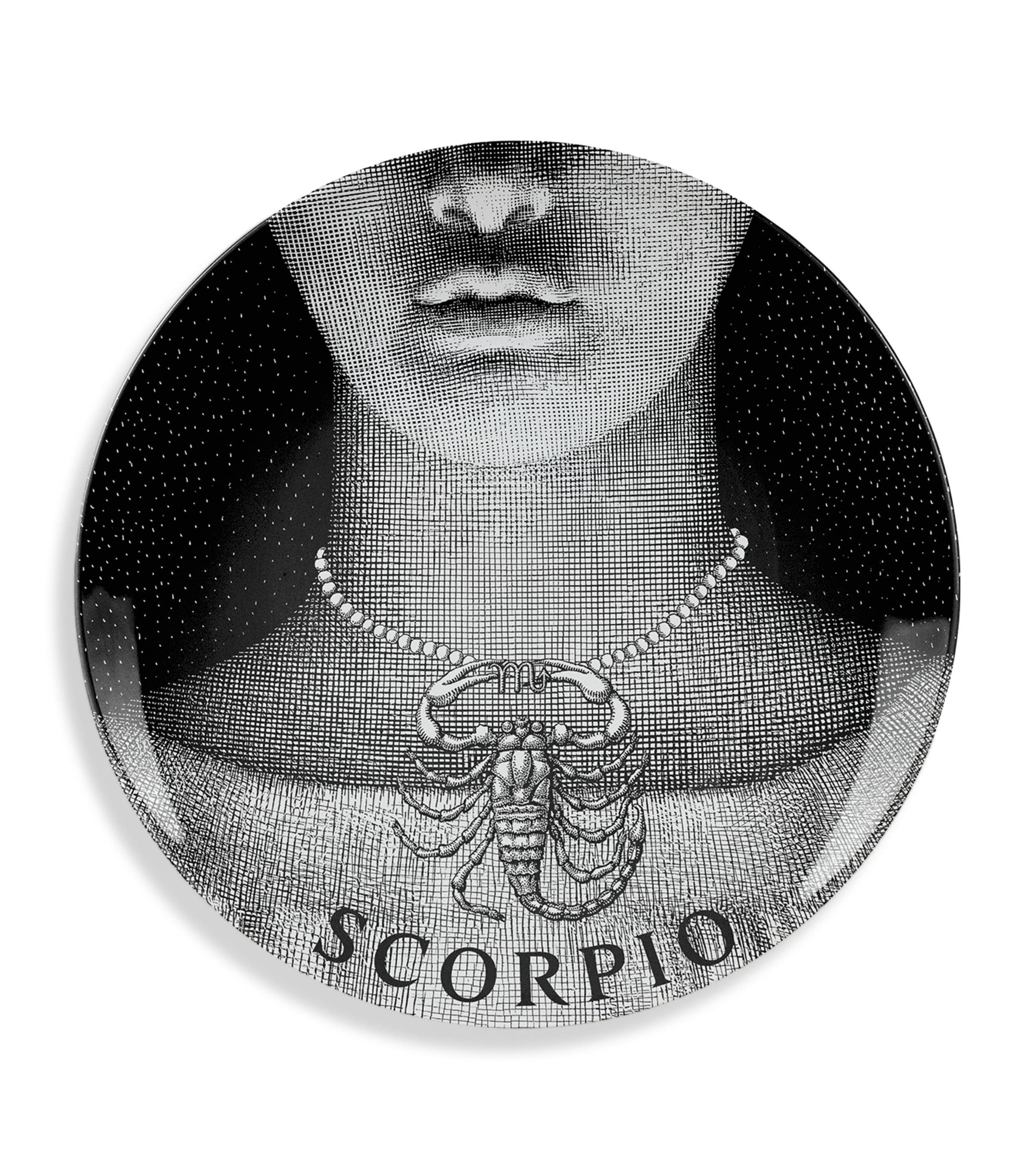 Fornasetti Tema e Variazioni - Zodiaco No. 355 Wall Plate (26cm) Image 1