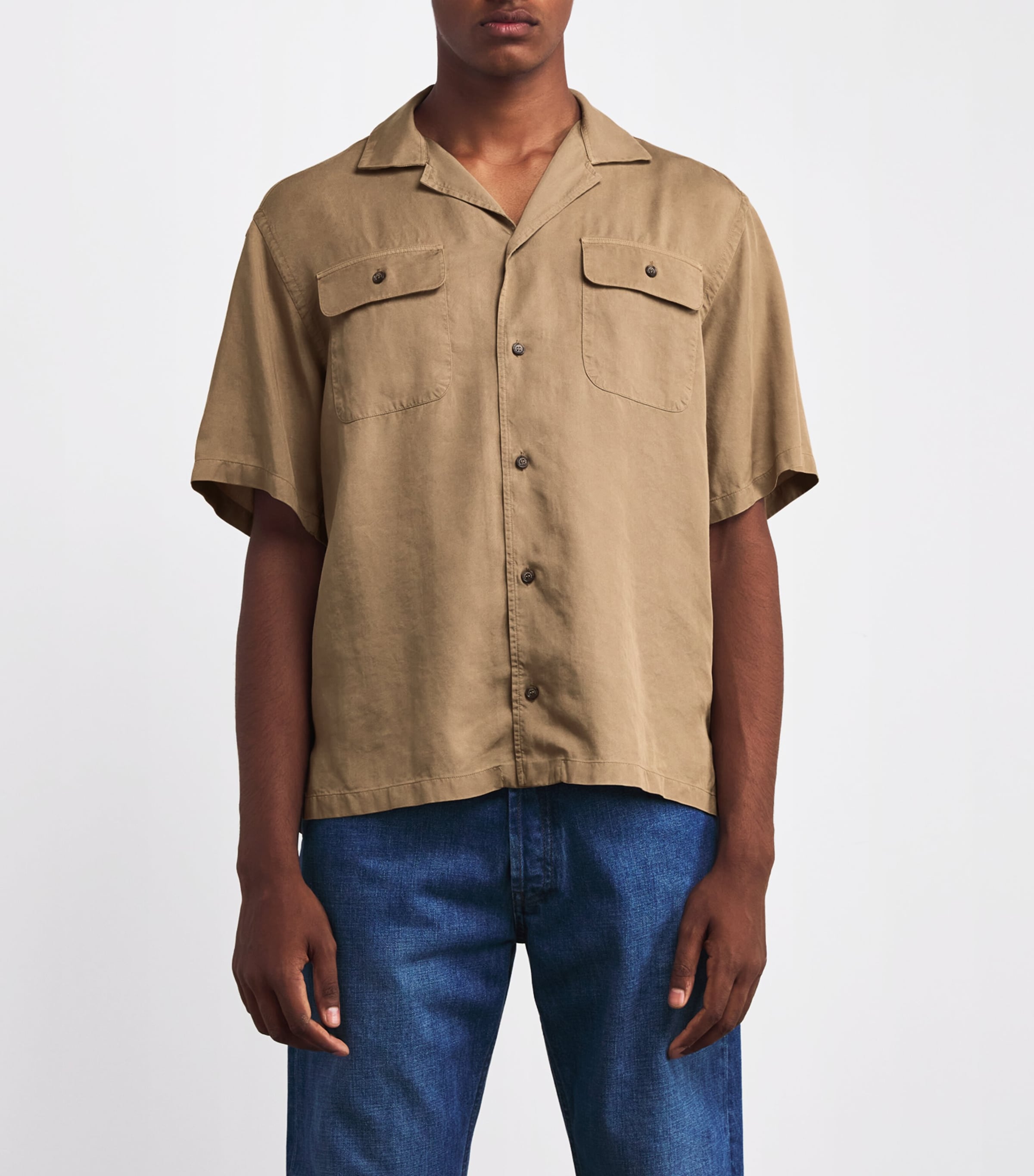 Twill Shirt 627TIGER'S EYE Image 3