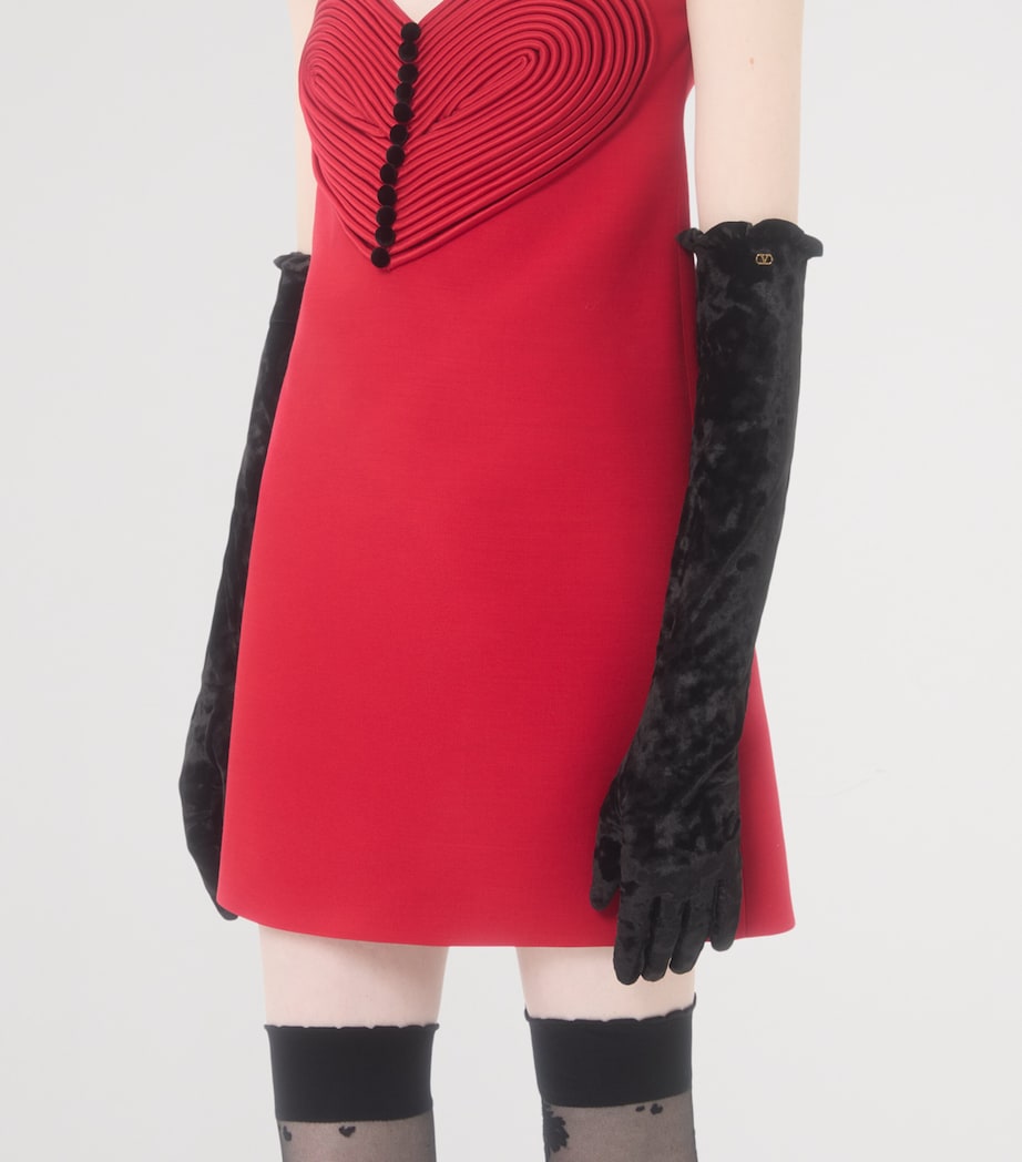 Long Chenille VLogo Gloves N06 Image 2