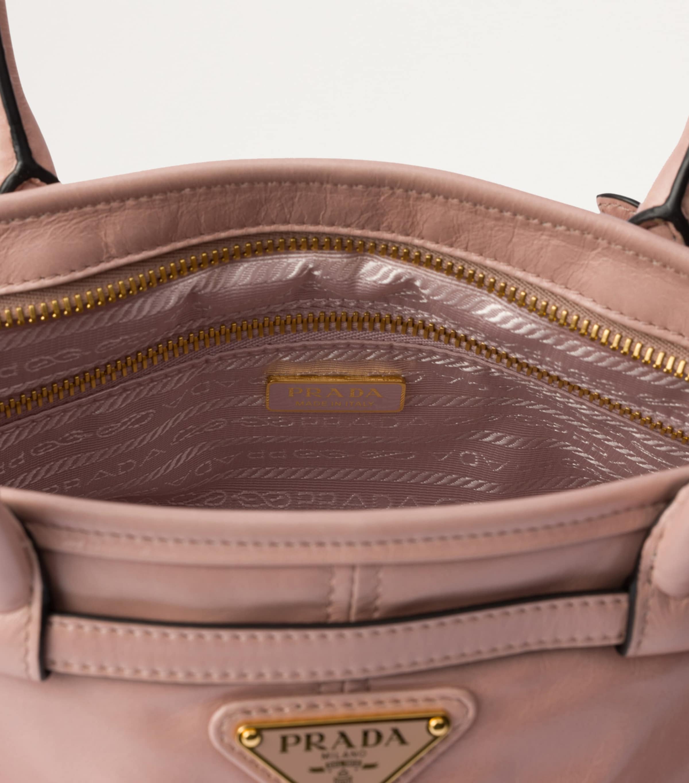 Medium Leather Top-Handle Bag F03ZN Image 8