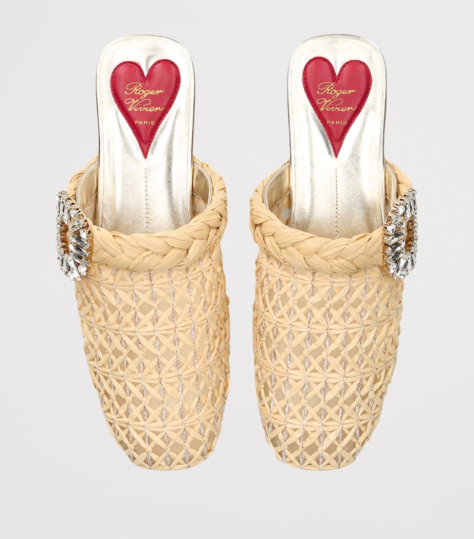 Roger Vivier Bab Viv Mules Beige Comb Image 4