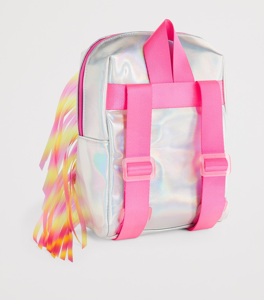 Fringed Cowgirl Horse Backpack PINK Image 2