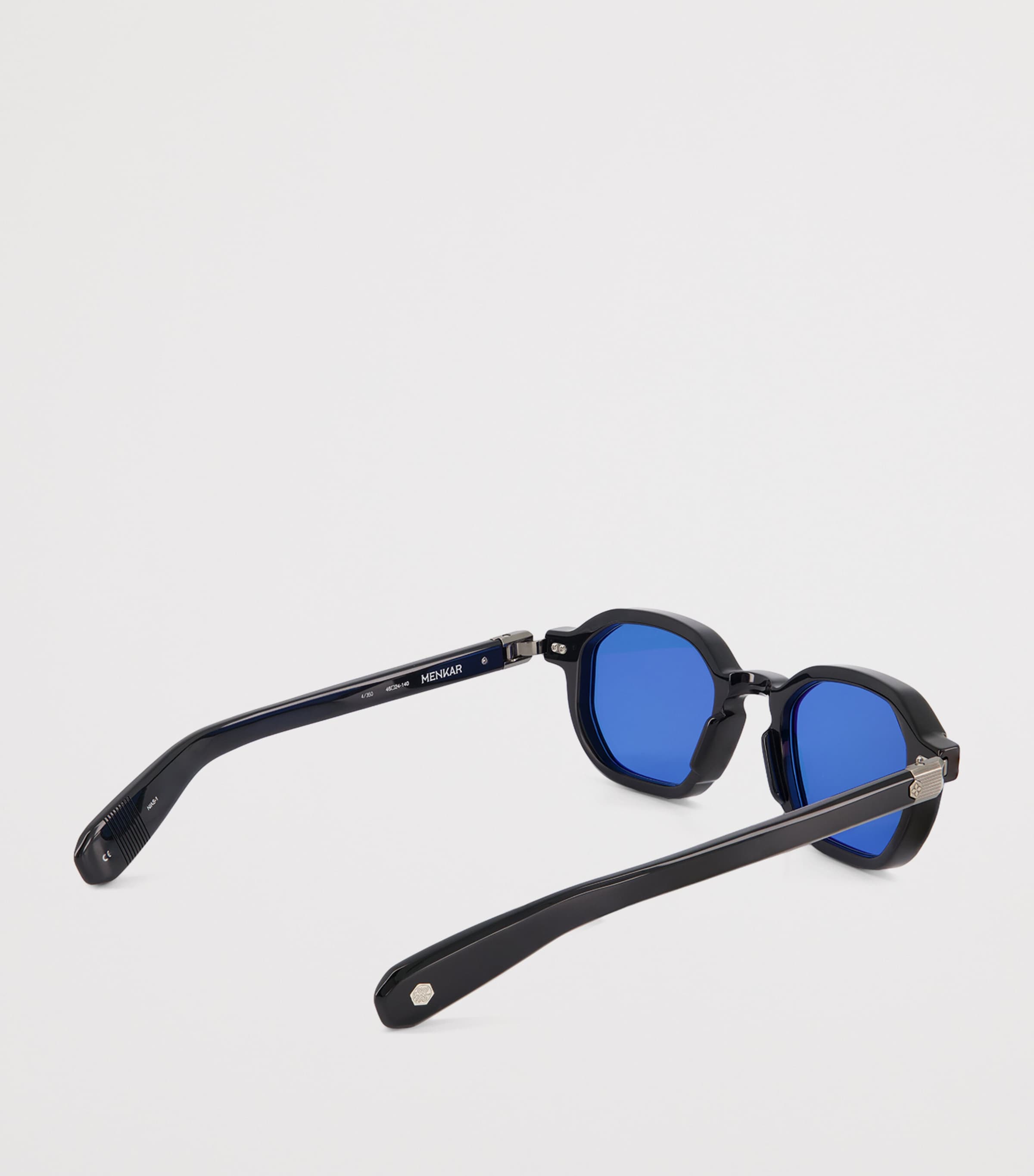 Sato Menkar Sunglasses Noir & Silvern/as Image 2