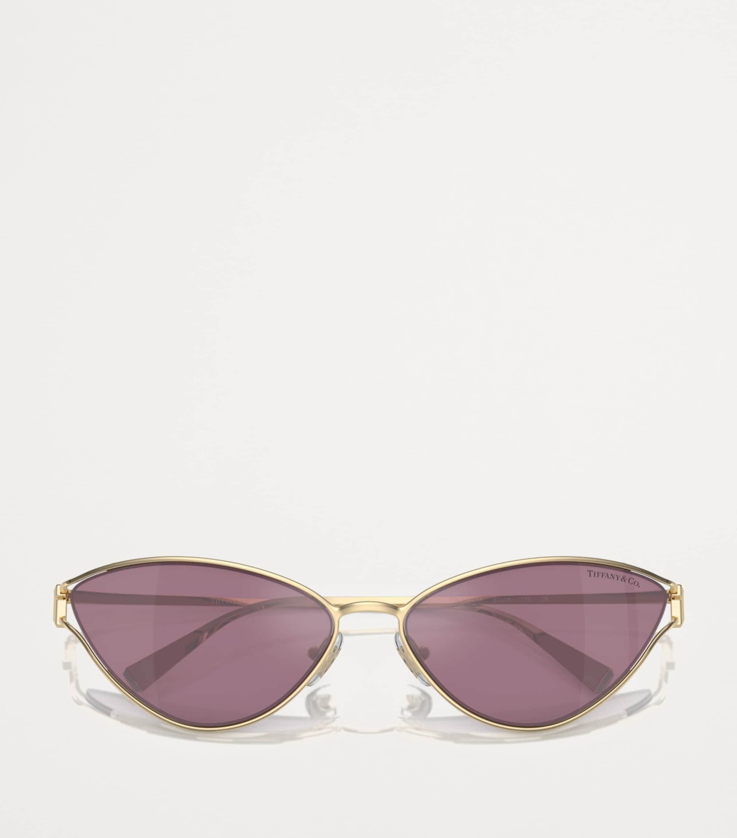 Metal Cat Eye Sunglasses 6194AK Image 5