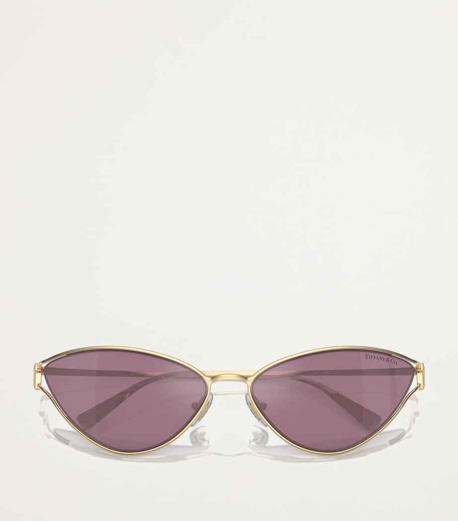 Metal Cat Eye Sunglasses 6194AK Image 5