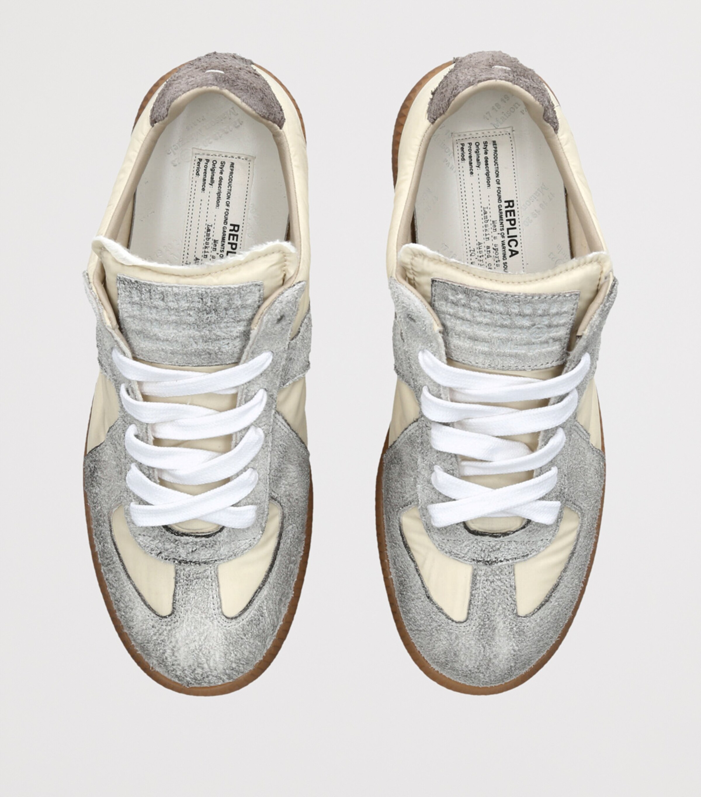 Maison Margiela Replica Sneakers Beige Comb Image 4