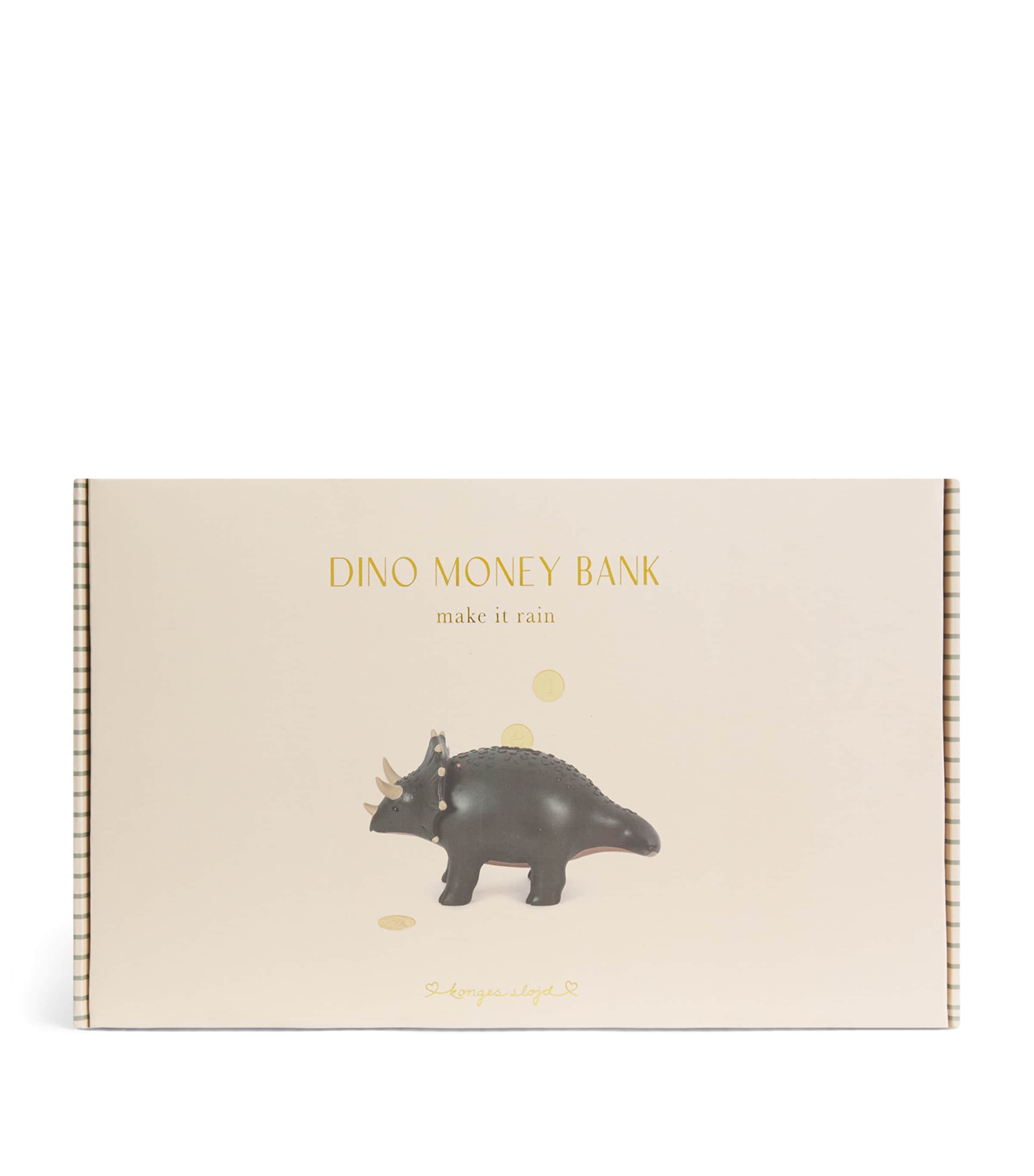 Konges Slojd Dinosaur Money Bank In Black