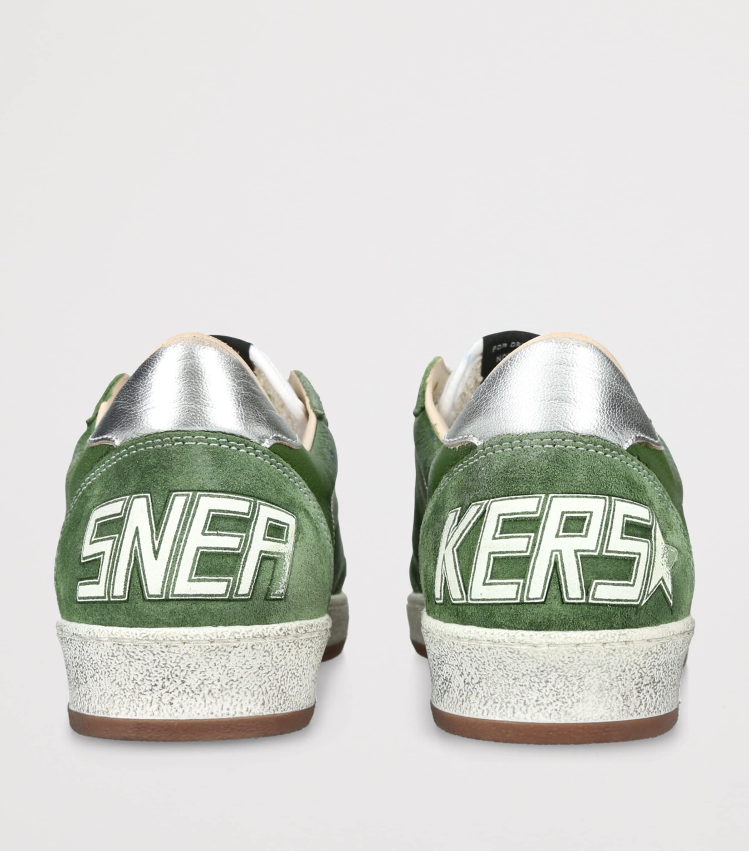 Leather Ball Star Sneakers GREEN COMB Image 2