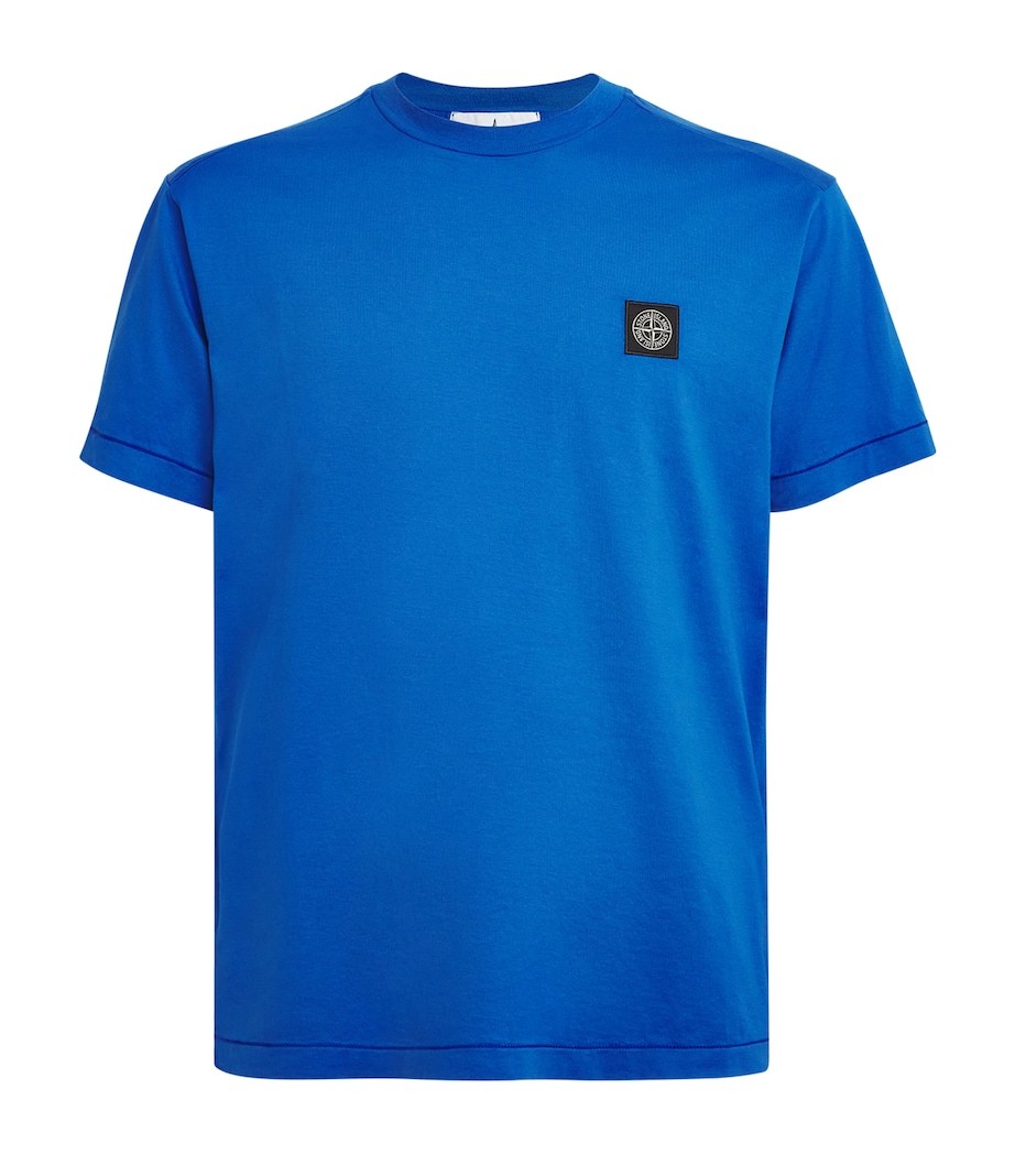 Stone Island Mens Cotton Compass T-Shirt Image 1
