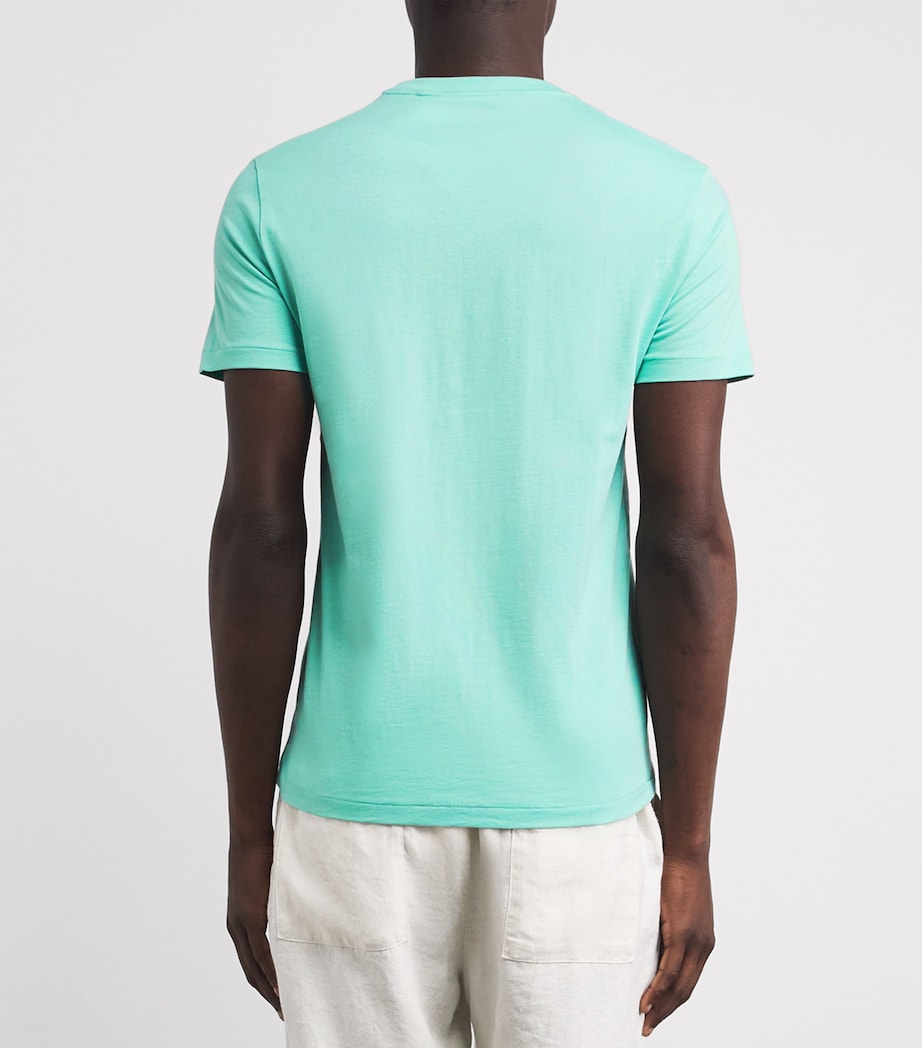 Polo Ralph Lauren Mens Cotton Custom-Fit Polo Pony T-Shirt Image 5