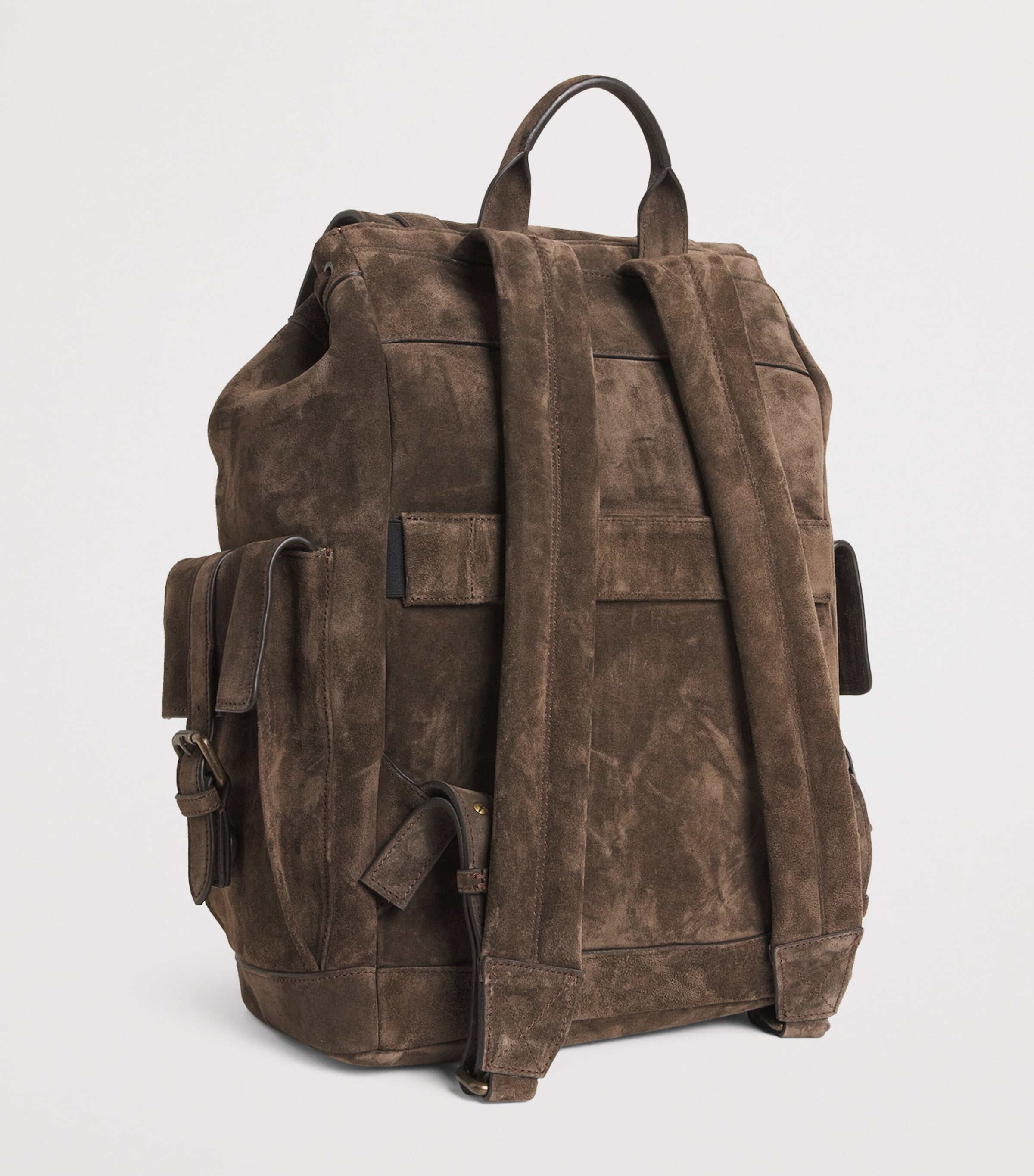 Officine Creative Suede Bostonian Backpack Pepe Image 3