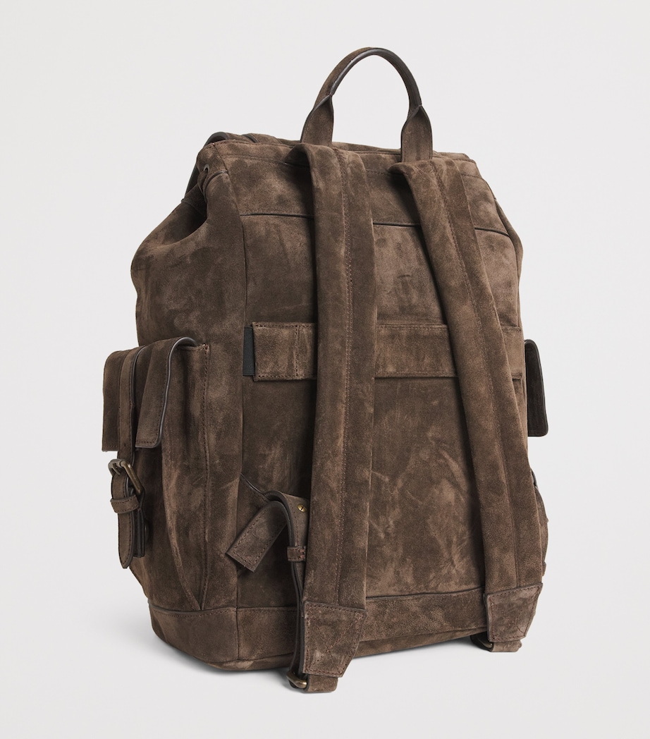Officine Creative Suede Bostonian Backpack Pepe Image 3