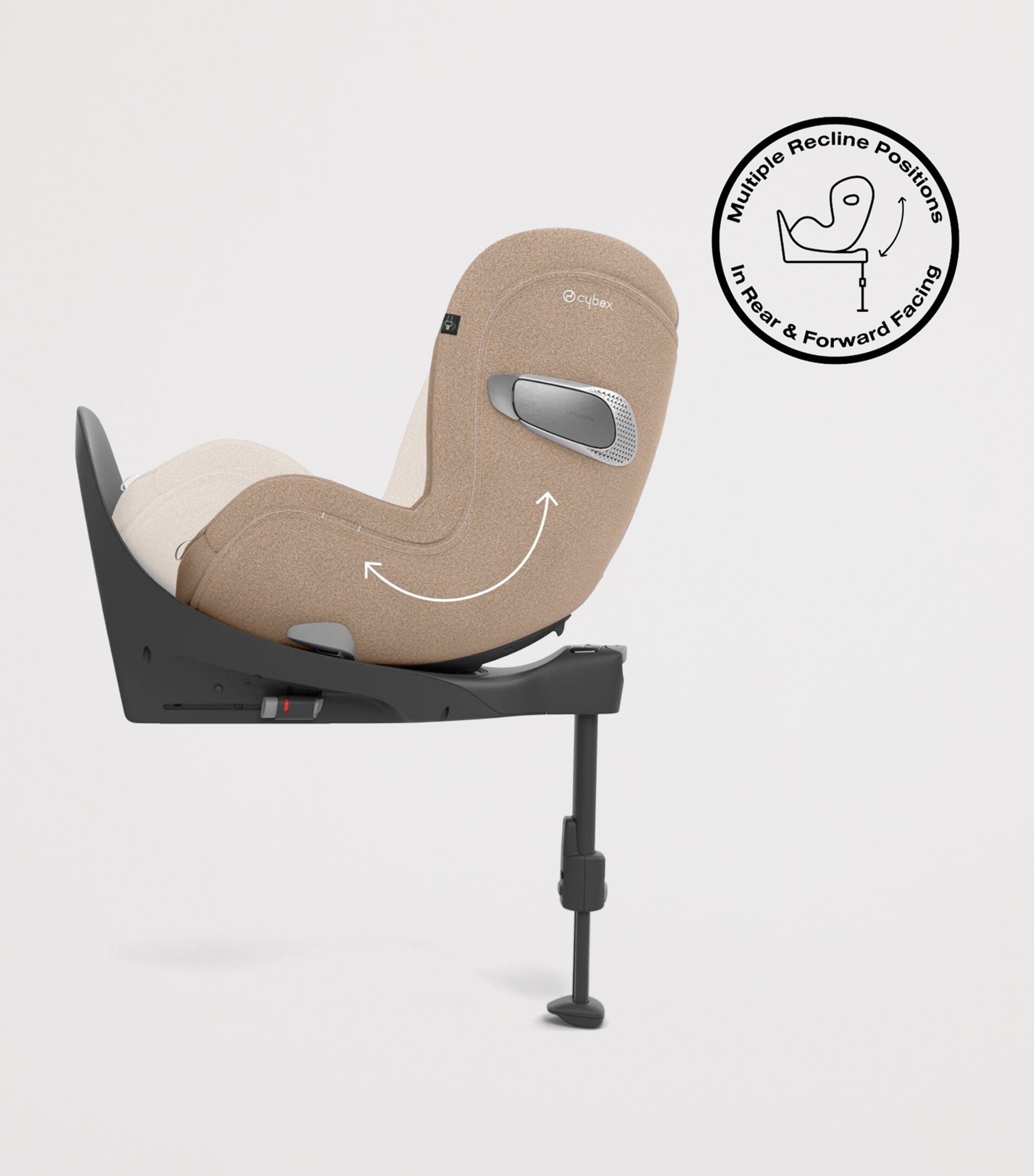 Sirona T-PLUS i-Size Rotating Car Seat COZY BEIGE Image 6