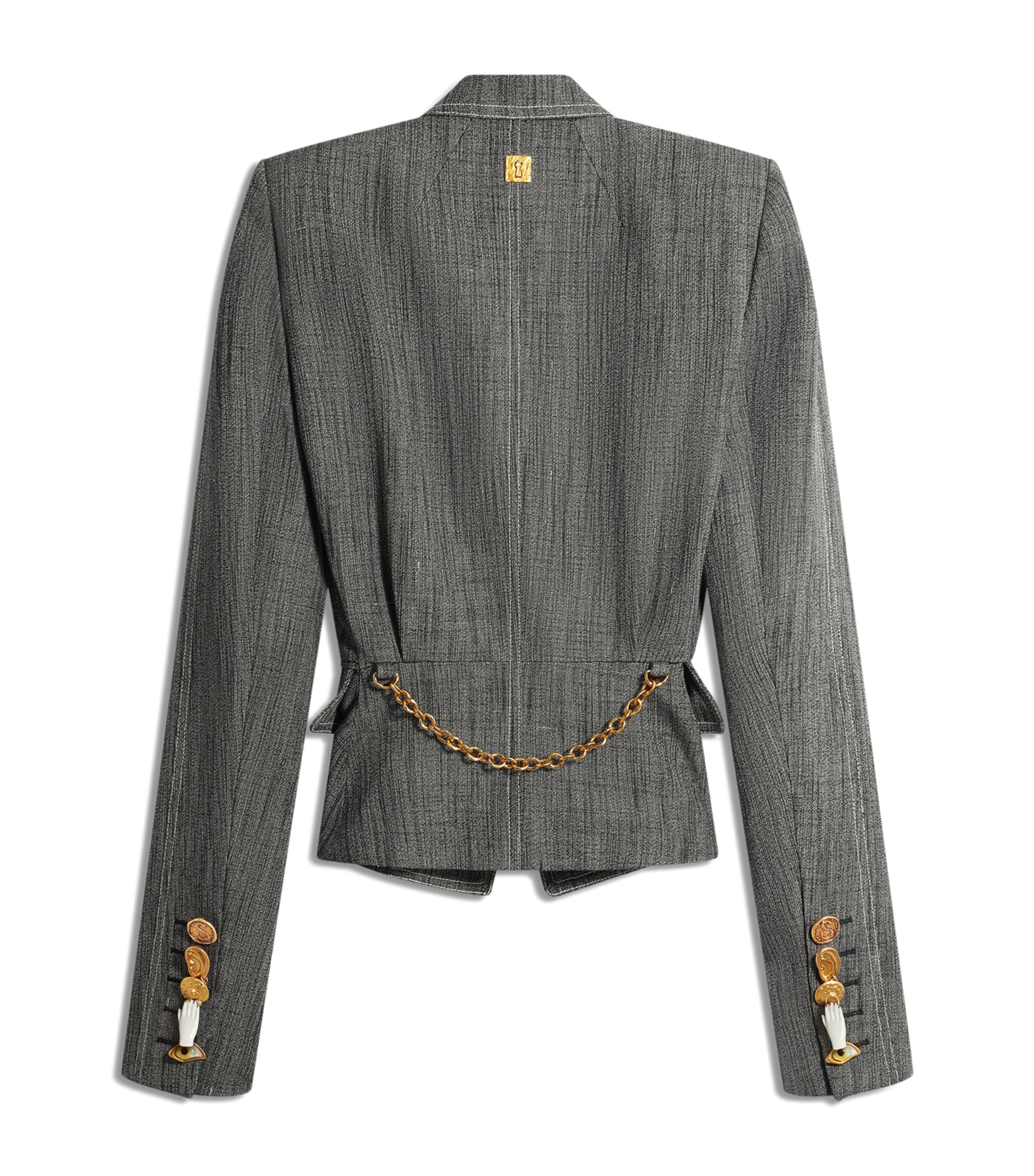 Schiaparelli Womens Canvas Elsa Jacket Grey Image 5