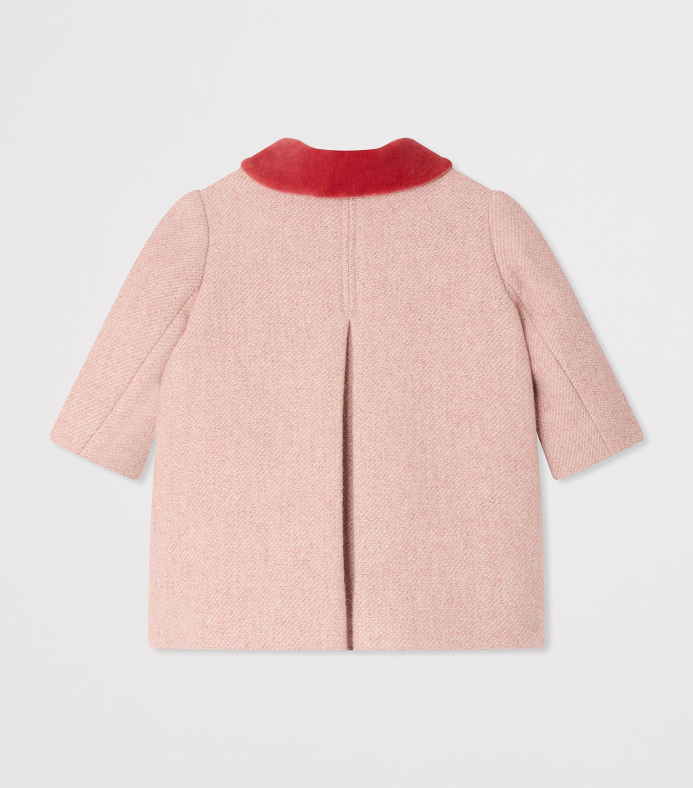 Wool-Blend Double-Breasted Coat (6 Months) BUVARD Image 2