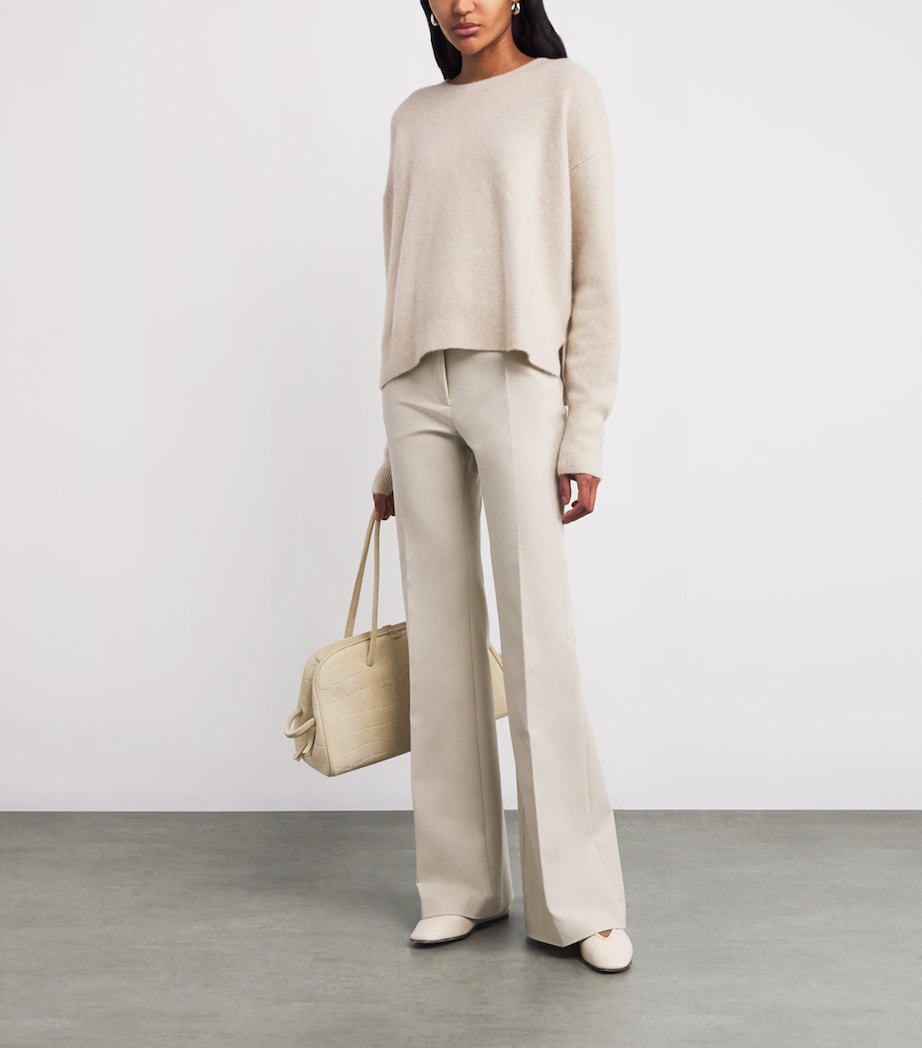 Cashmere-Blend Brushed Sweater AFFOGATO Image 2