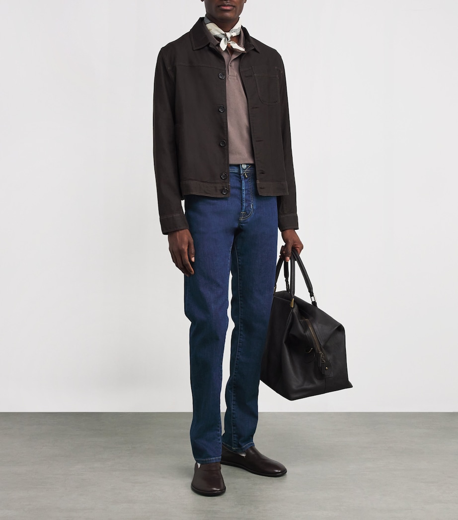 Diamond Dust-Detail Bard Slim Jeans 100D Image 2