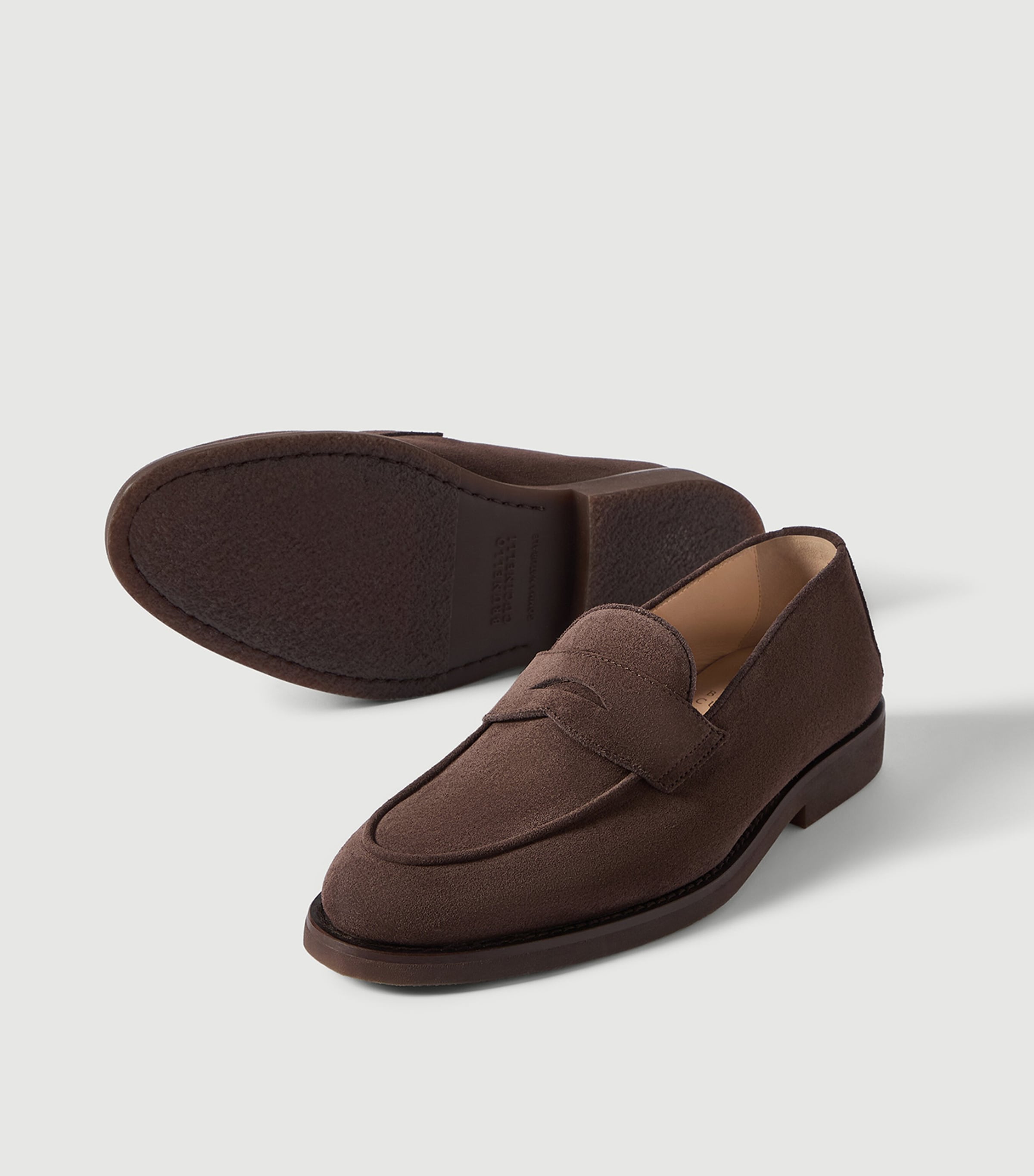 Brunello Cucinelli Suede Loafer Sneakers Image 6