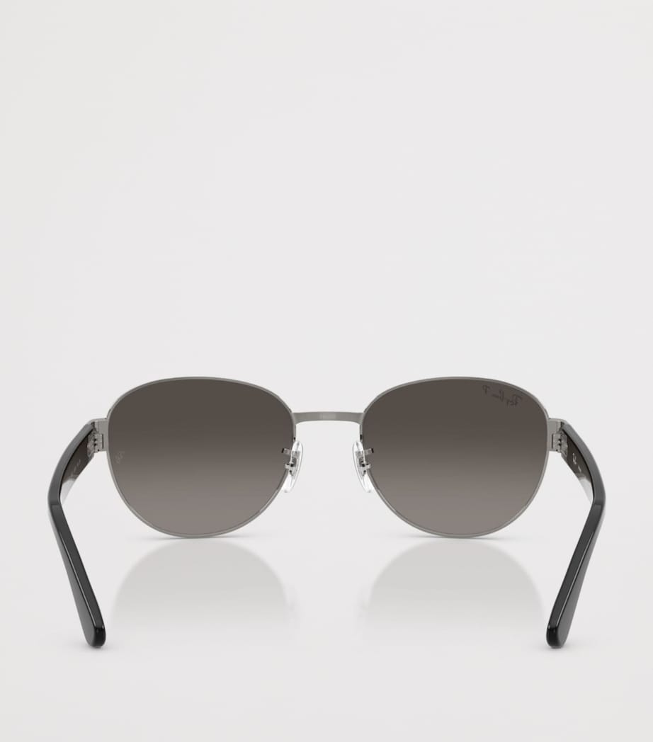 Ray-Ban RB3766 Polarized+ Lenses Square Sunglasses Grey Image 4