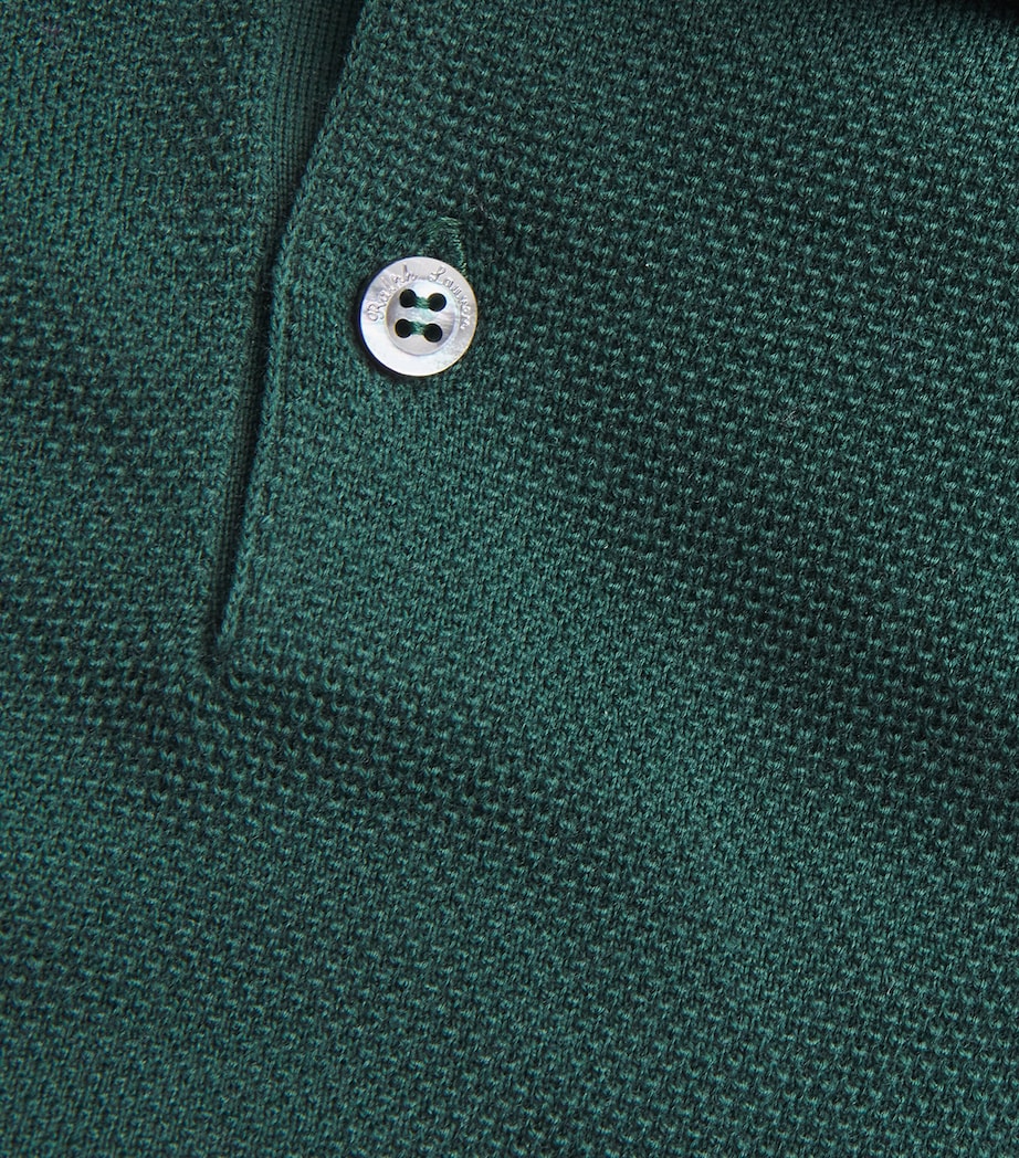 Cotton Polo Shirt MOSS AGATE Image 5