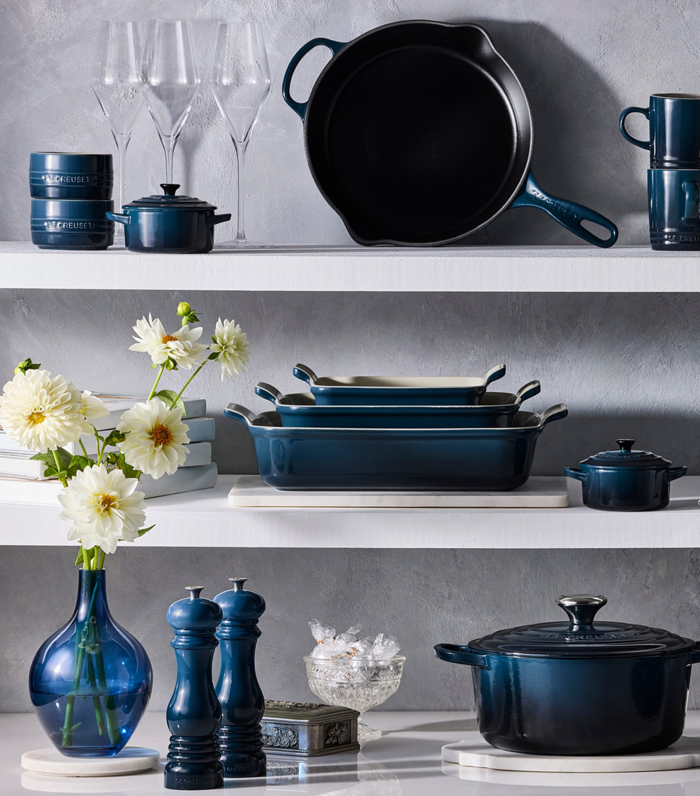 Cast Iron Skillet (23cm) BLUE Image 5