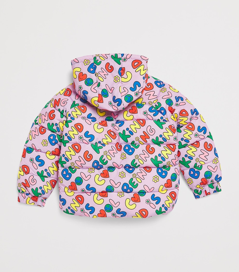Printed Puffer Jacket (3-14+ Years) 522MCVIOLA/MULTI Image 2