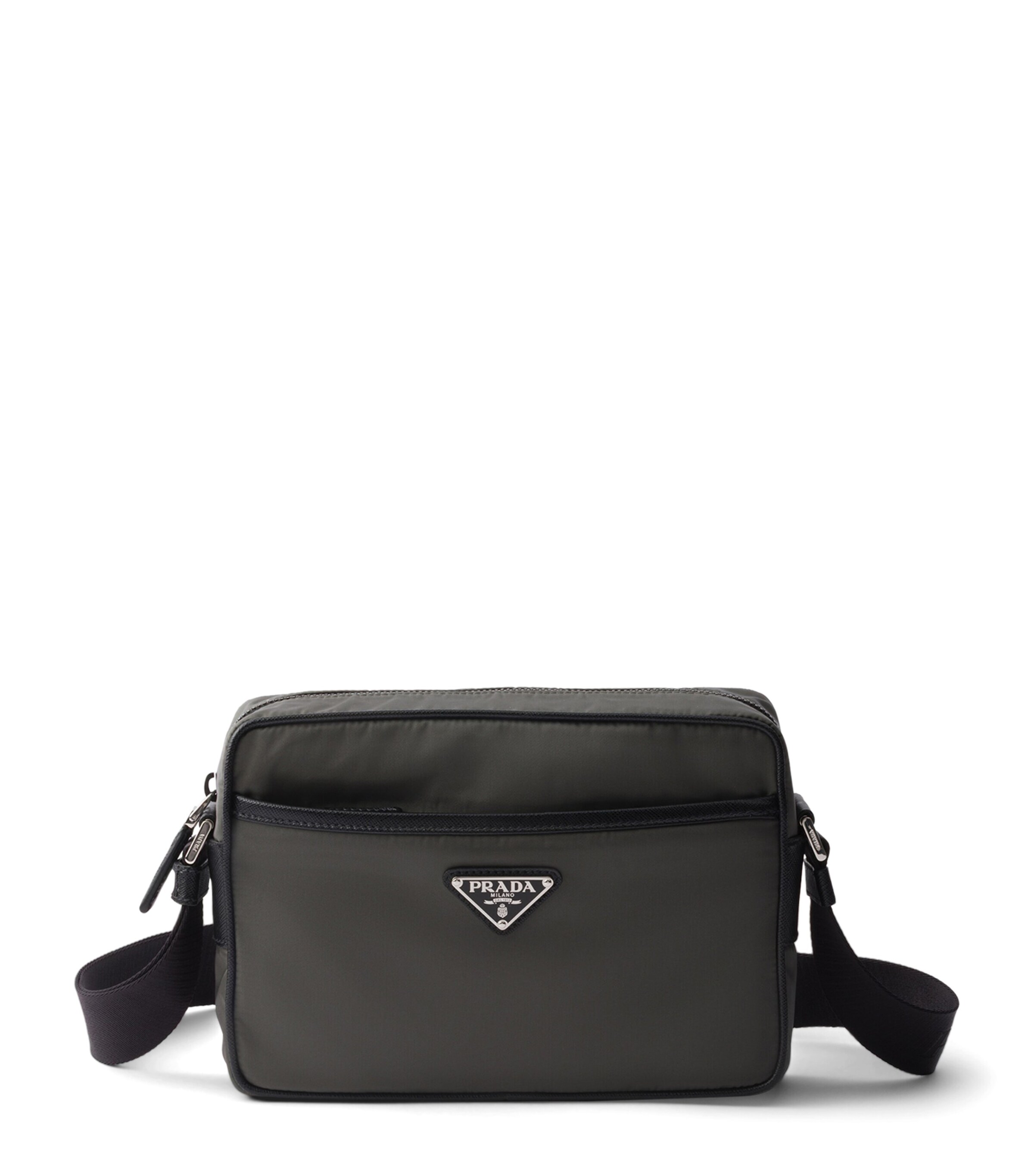 Prada Re-Nylon Saffiano leather-Trim Shoulder Bag Image 1
