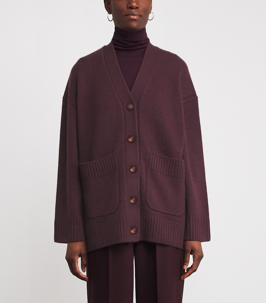 Cashmere Luxe Cardigan MARASCHINO Image 3