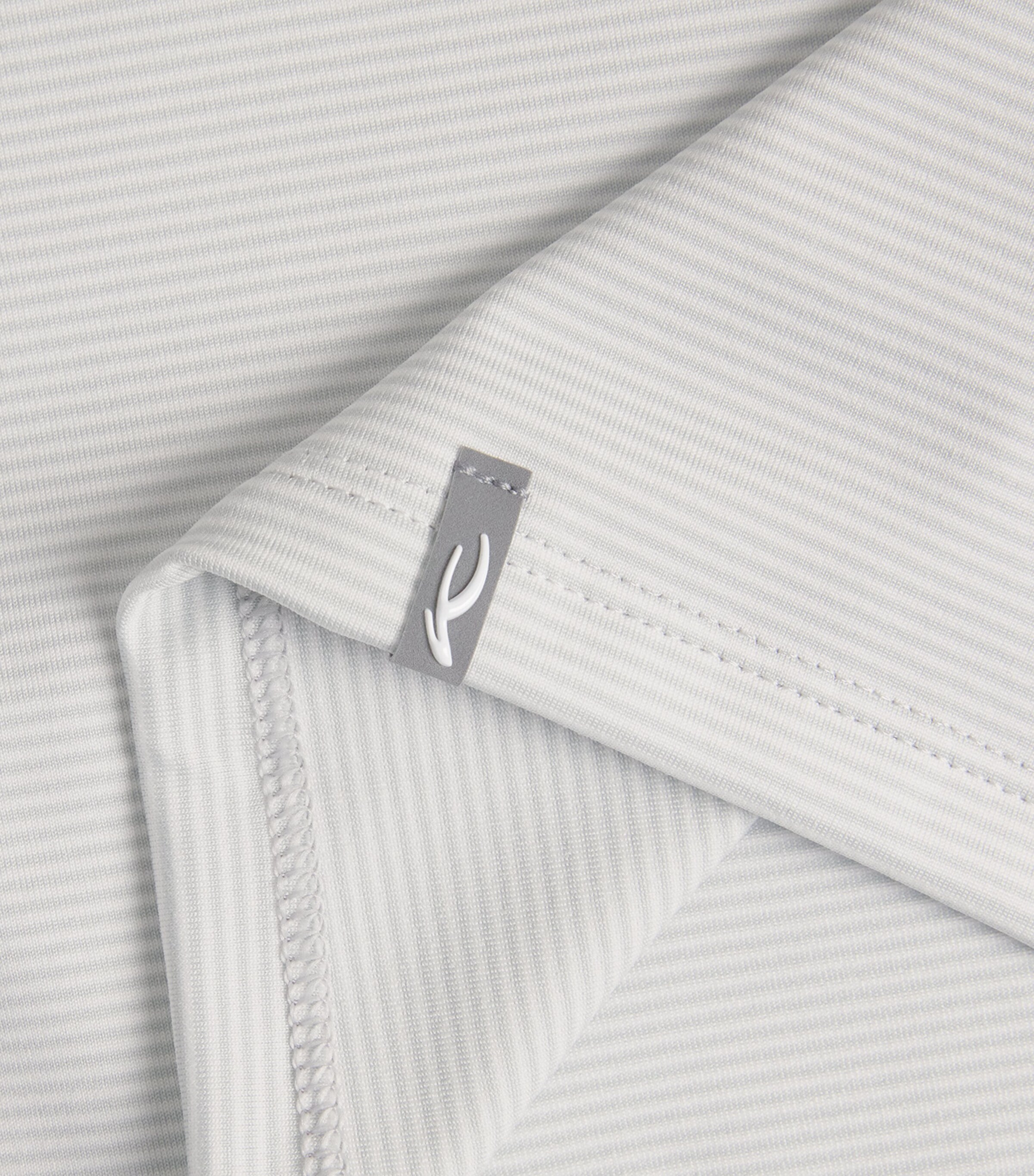 KJUS Mens Stripe Soren Long-Sleeve Polo Shirt Aloy/white Image 6