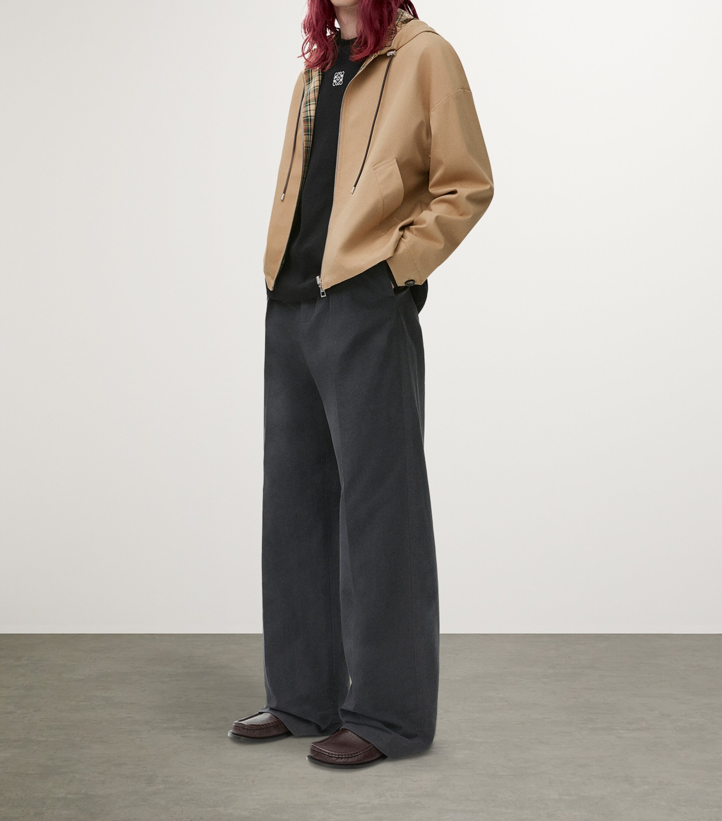 Cotton-Blend Reversible Jacket BEIGE Image 3