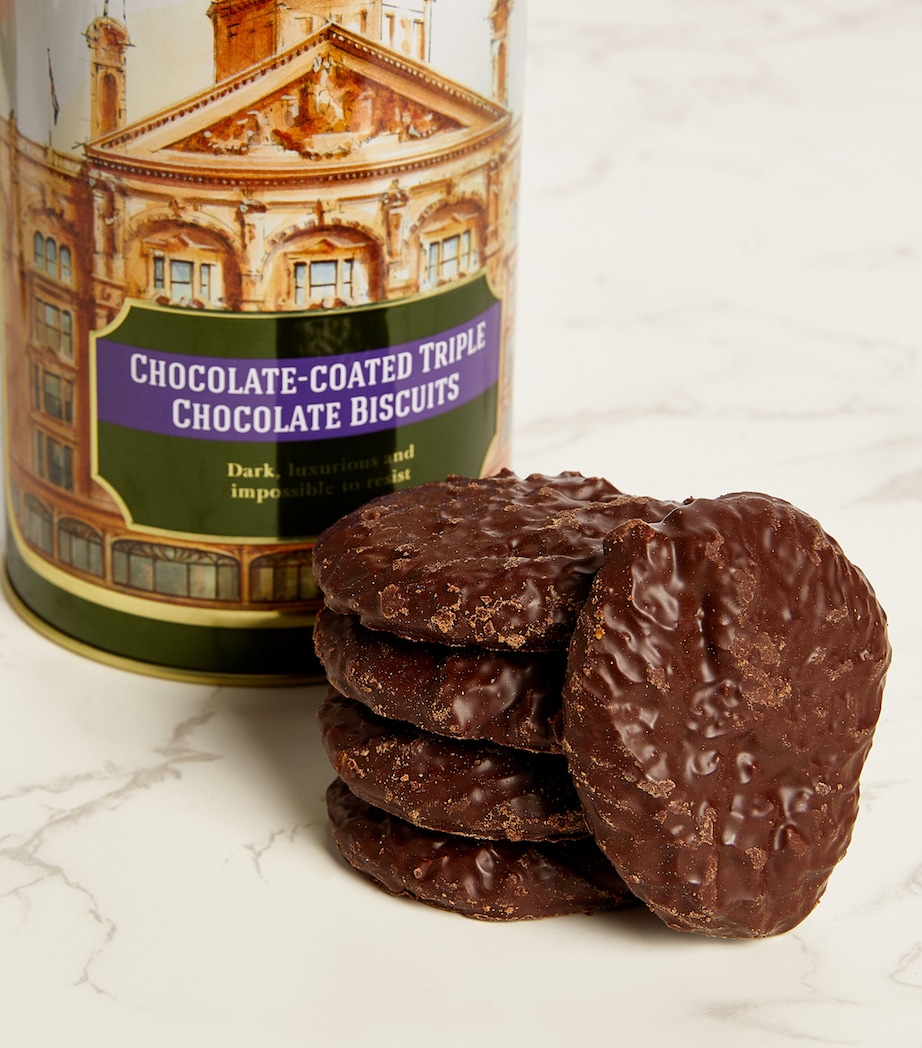 Harrods Chocolate-Coated Triple Chocolate Biscuits (200g) Image 2
