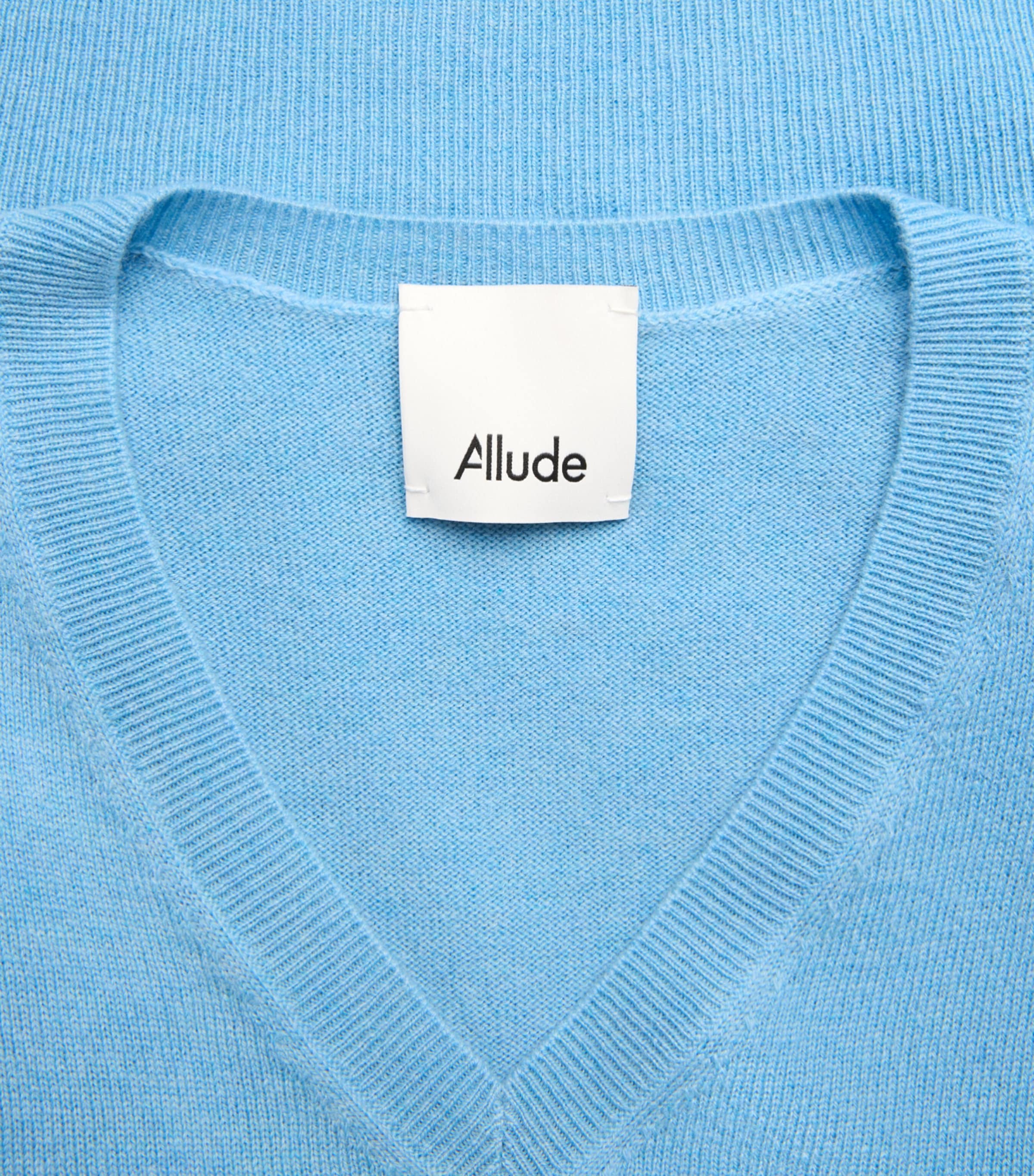 Allude Mens Cashmere V-Neck Sweater Image 6