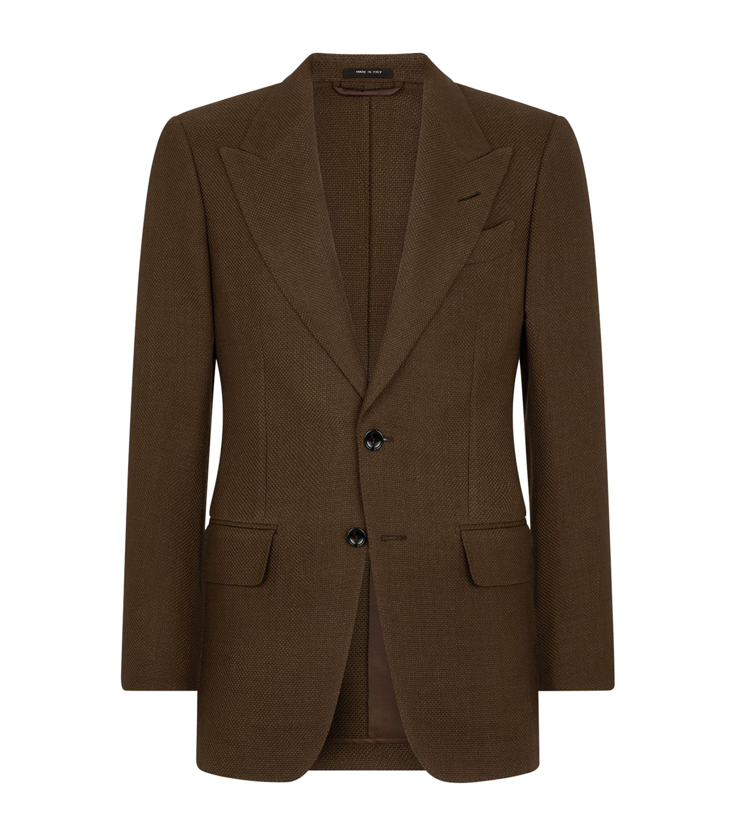 【関税＆送料込み】Tom Ford Double-Breasted Wool Blazer TOM FORD Double-breasted silk-trimmed wool, mohair and silk