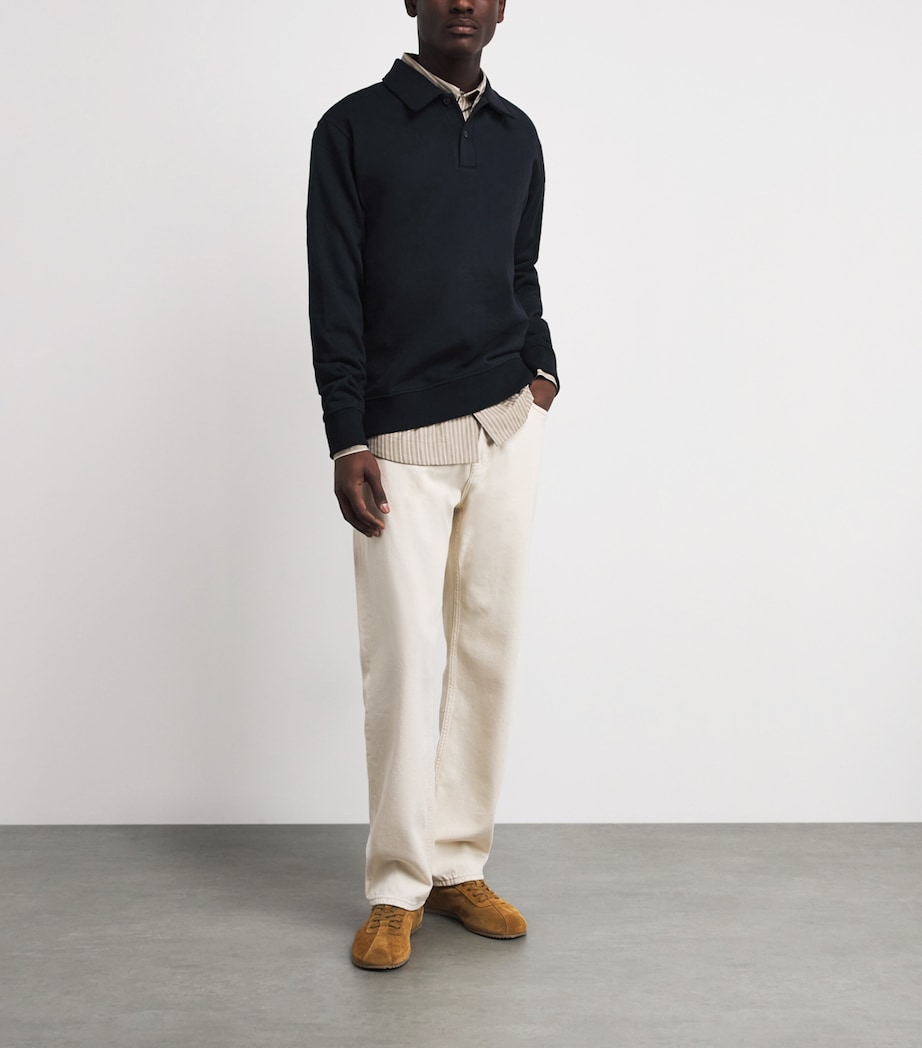 SAMSOE SAMSOE Mens Cotton-Blend Samarcel Polo Shirt Salute Image 2