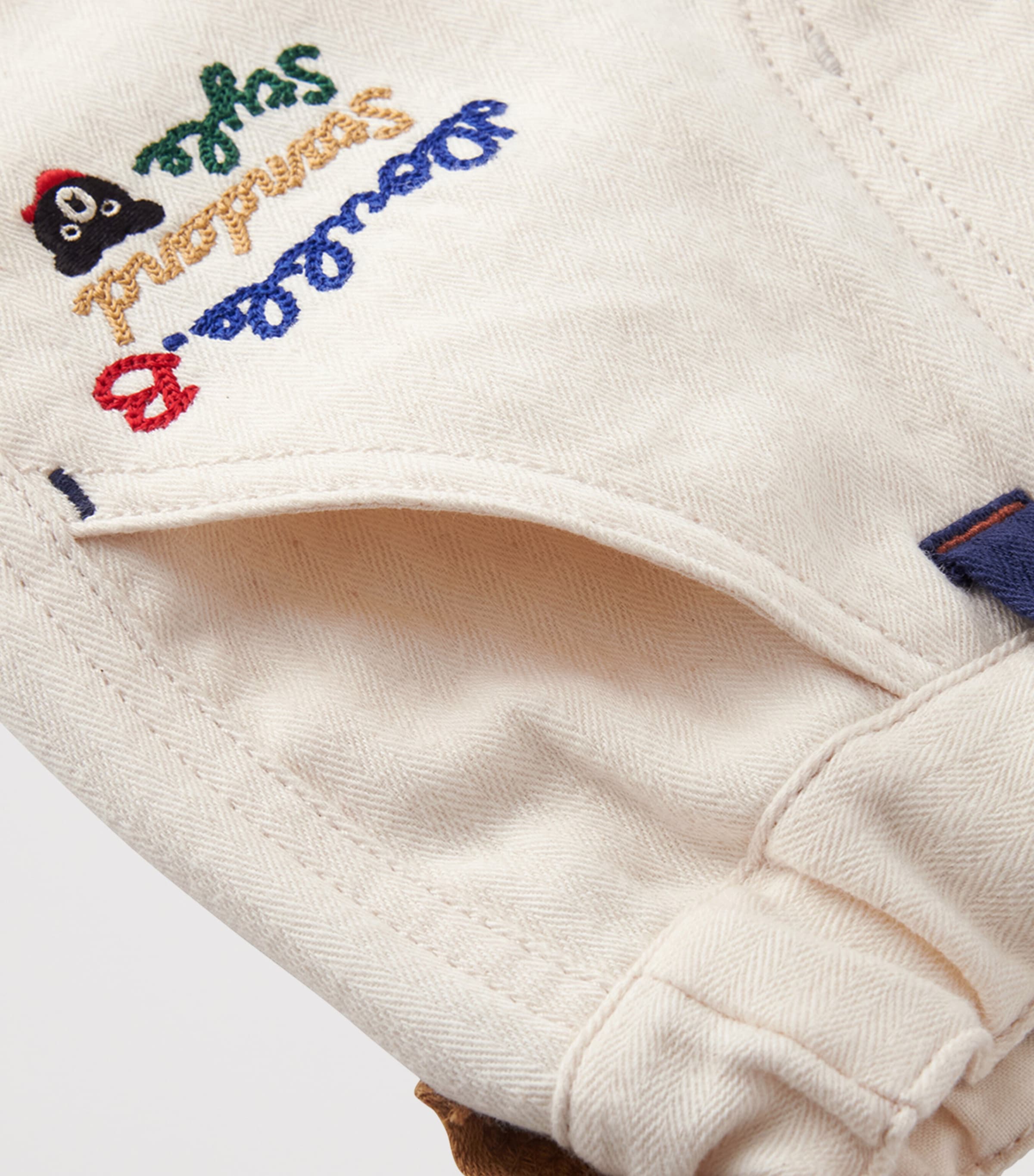 Cotton Embroidered Trousers (3-5 Years) 31 Image 4